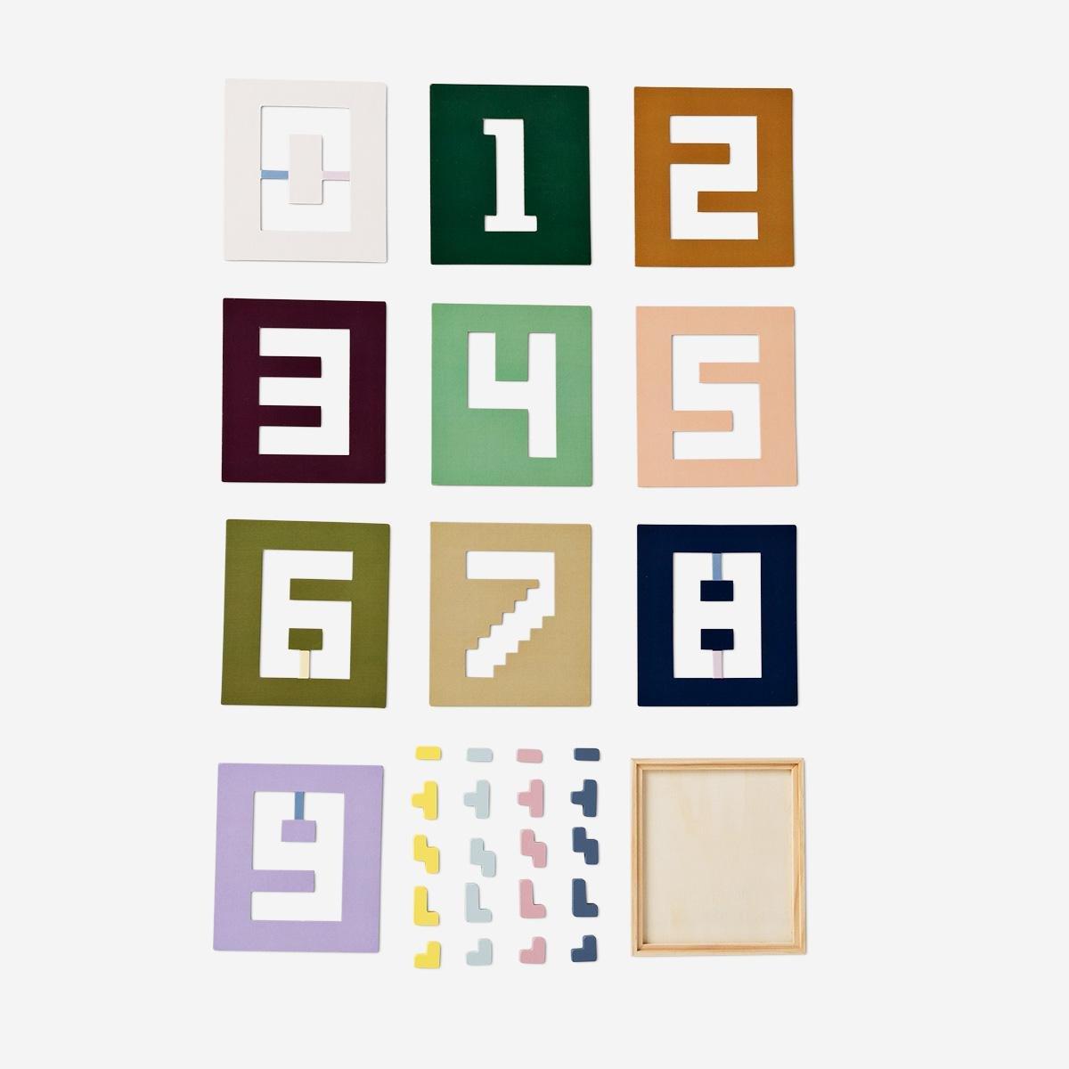 Multicolour Tangram Puzzle