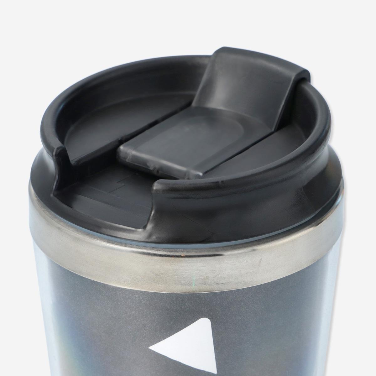 Black thermo cup. 250 ml
