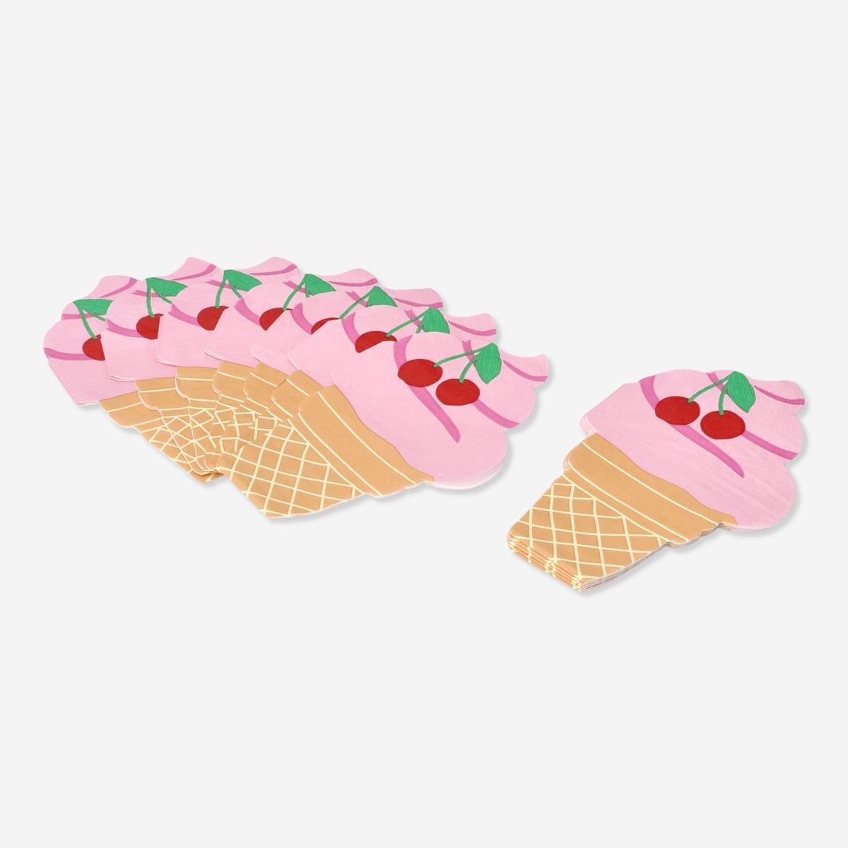 Multicolour napkins. 15 pcs