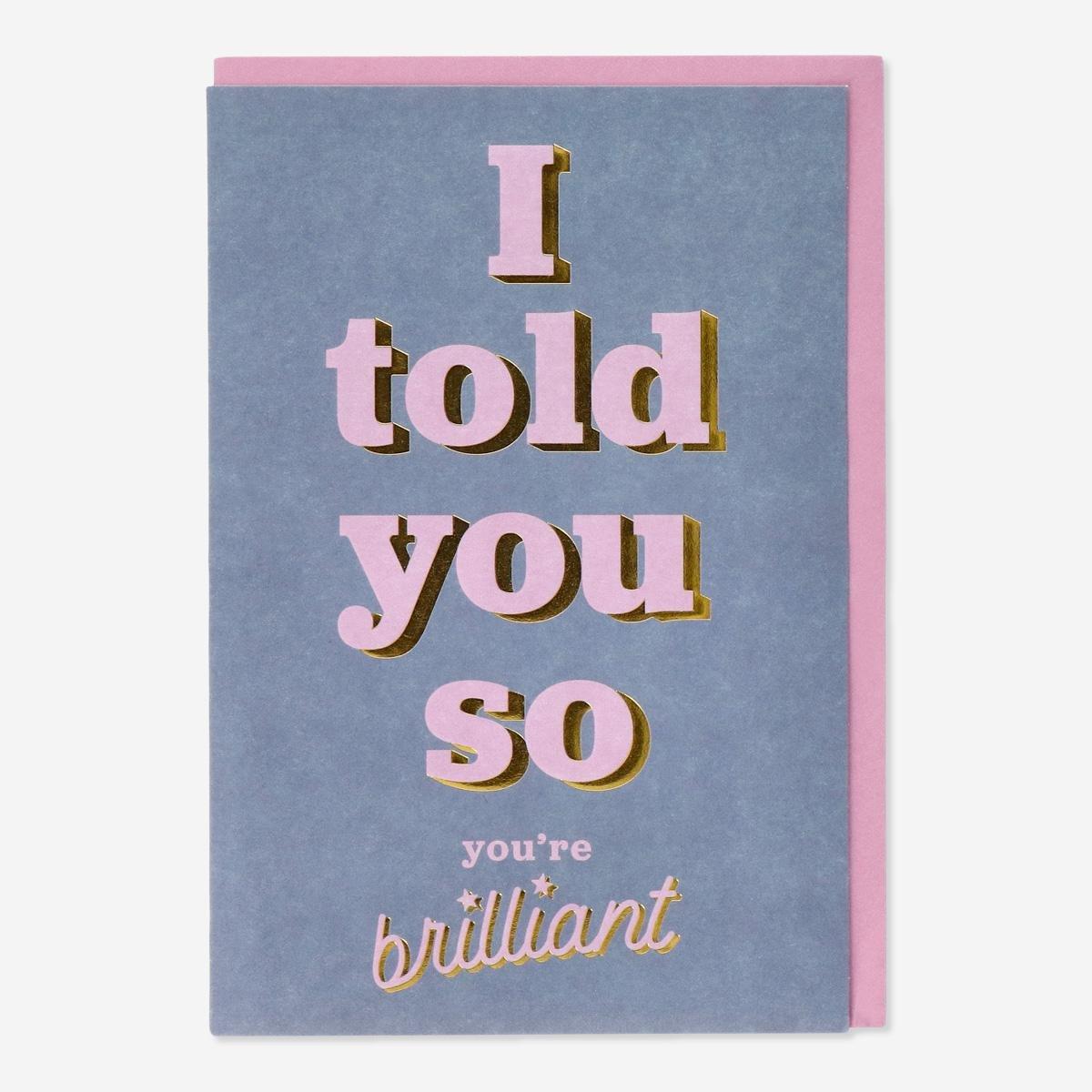 Multicolour card with envelope