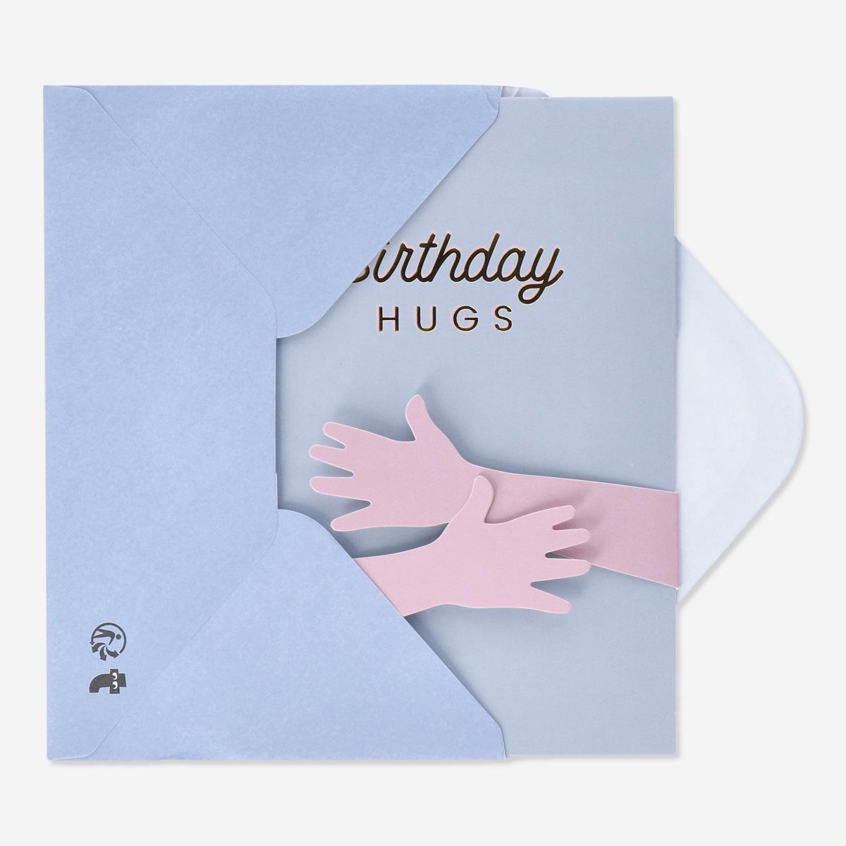 Multicolour card with envelope