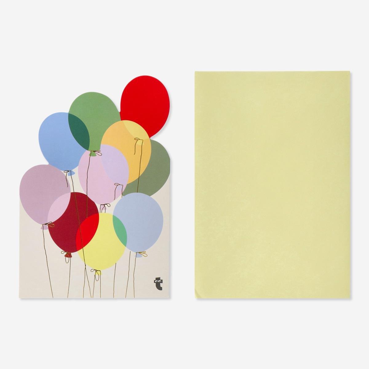 Multicolour card with envelope