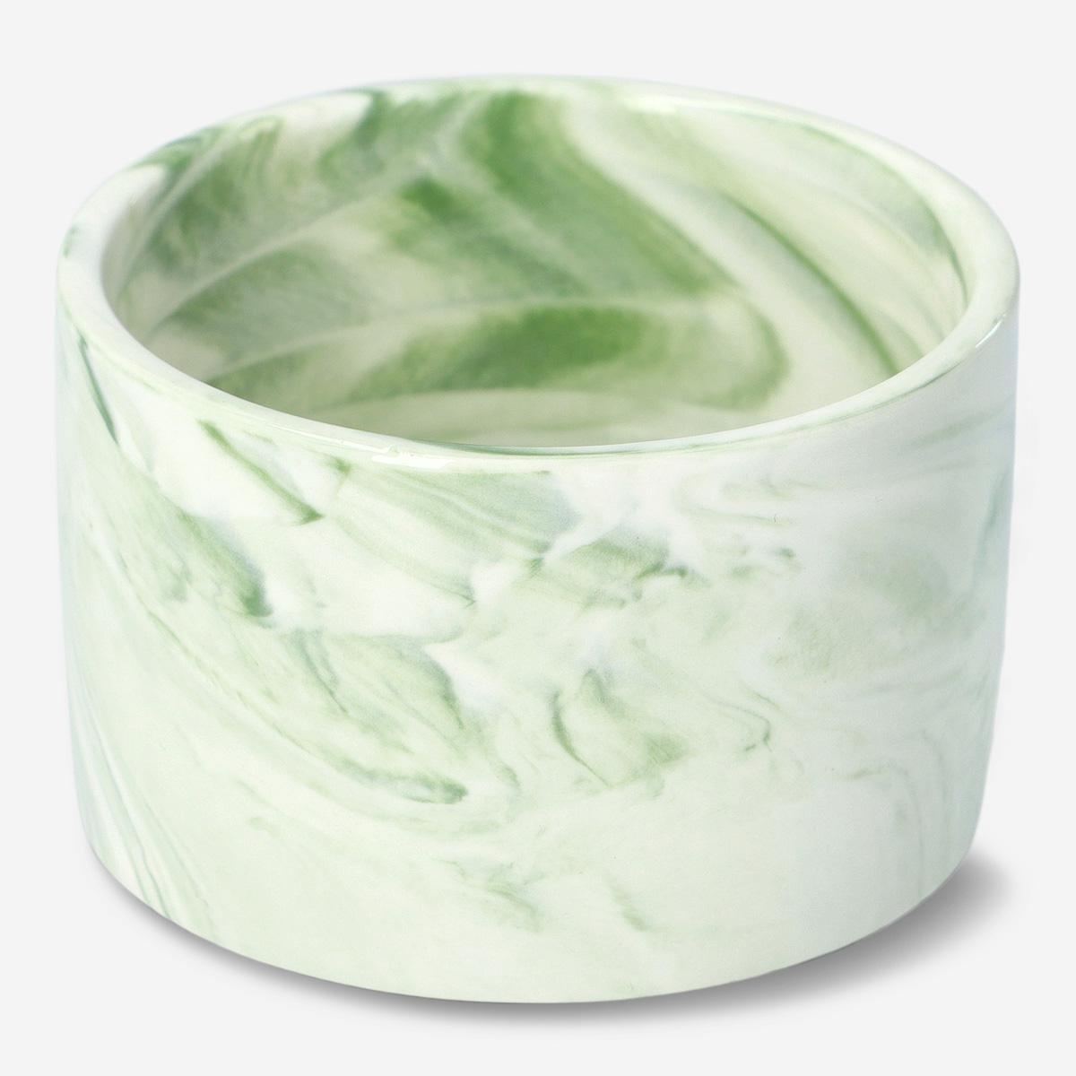 Green decorative jar