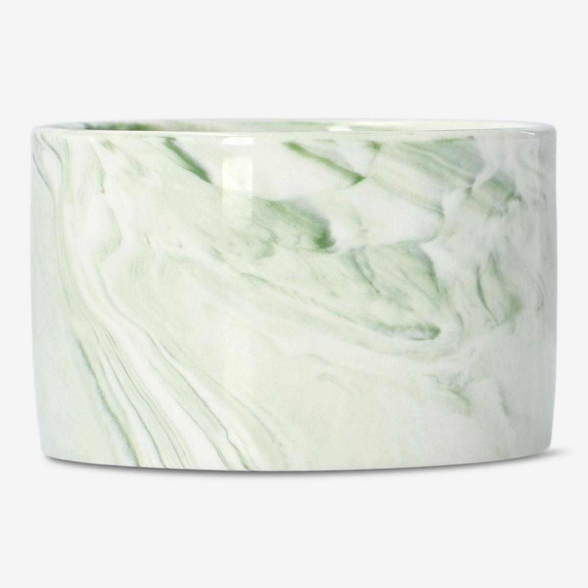 Green decorative jar
