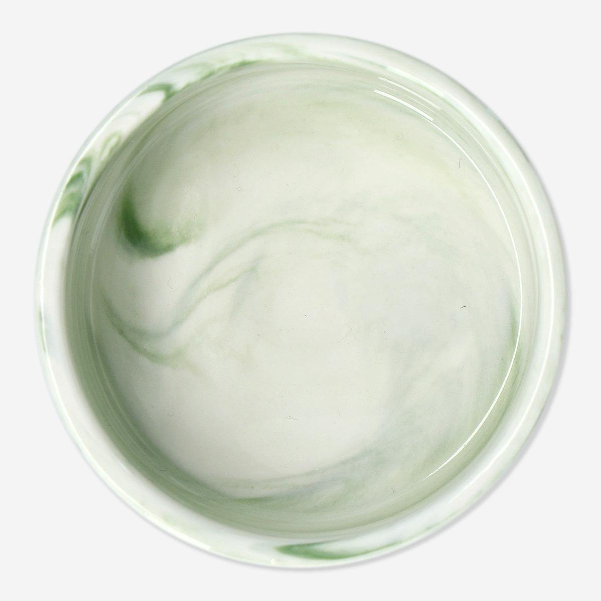 Green decorative jar
