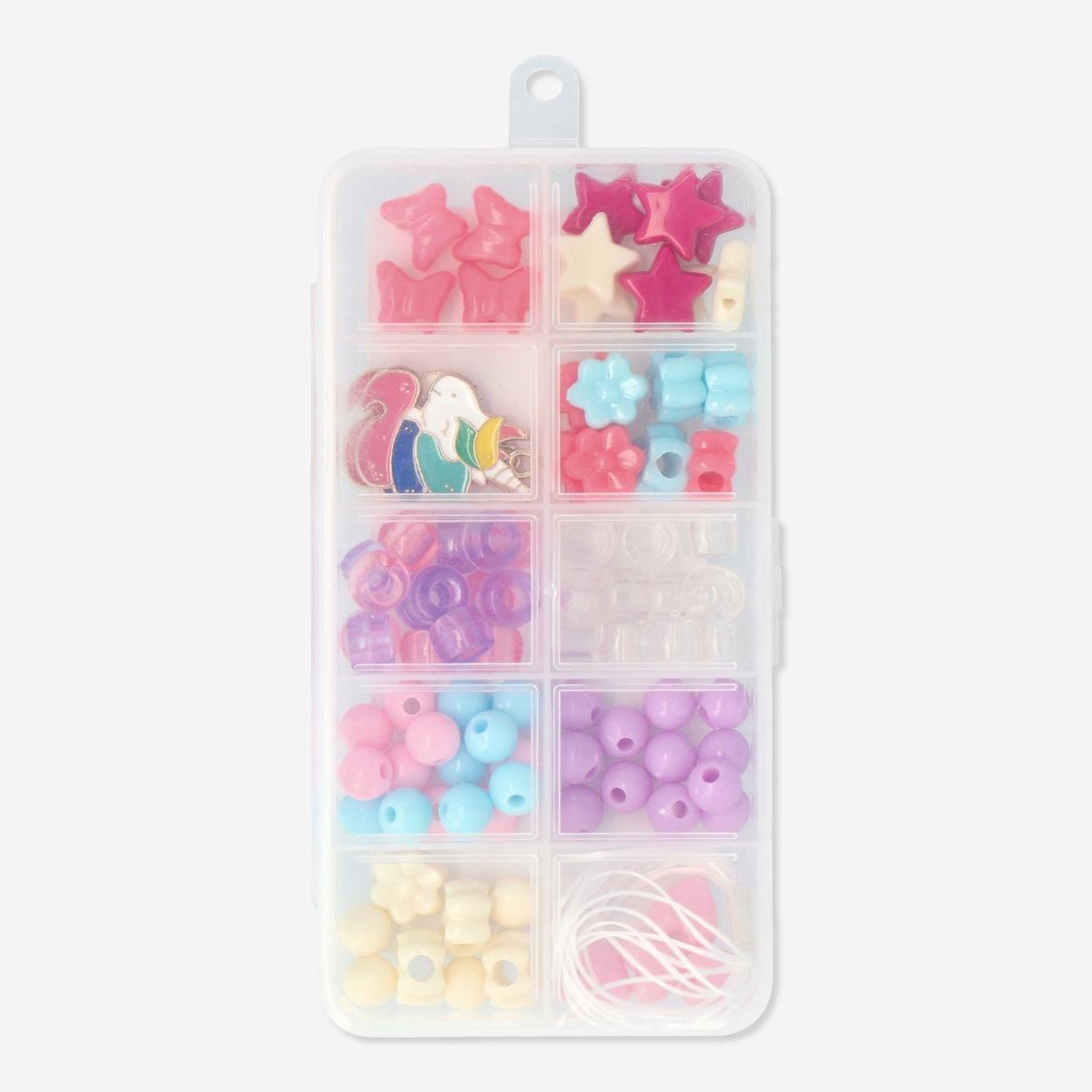 Multicolour Bead Set For Bracelets