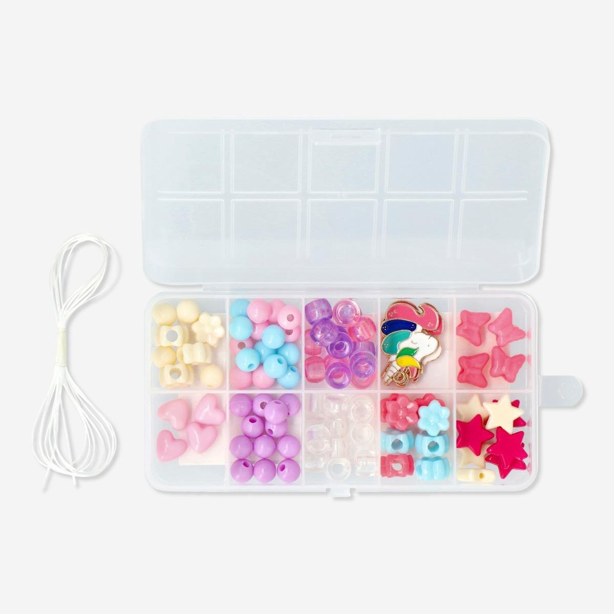 Multicolour Bead Set For Bracelets