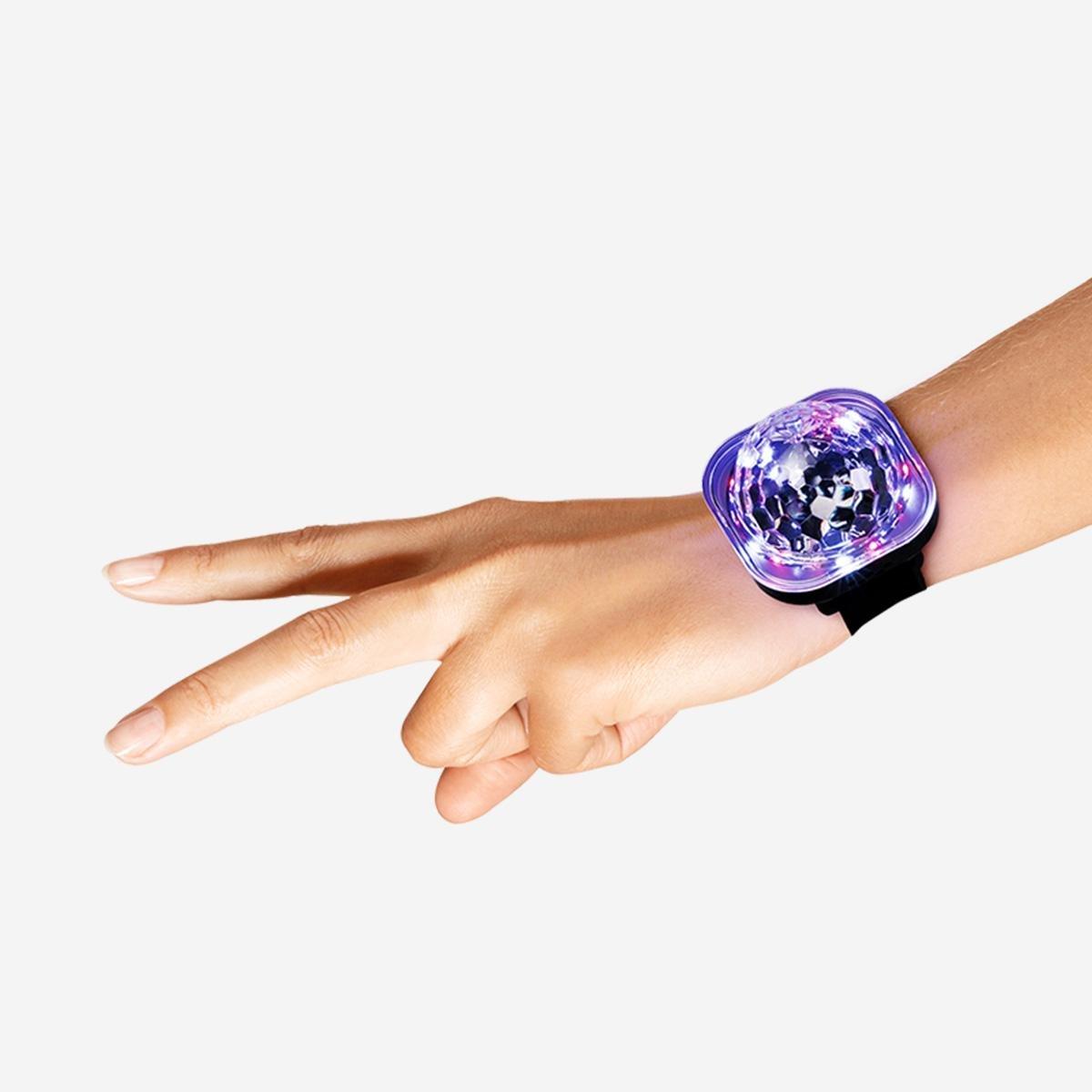 Multicolour disco light bracelet