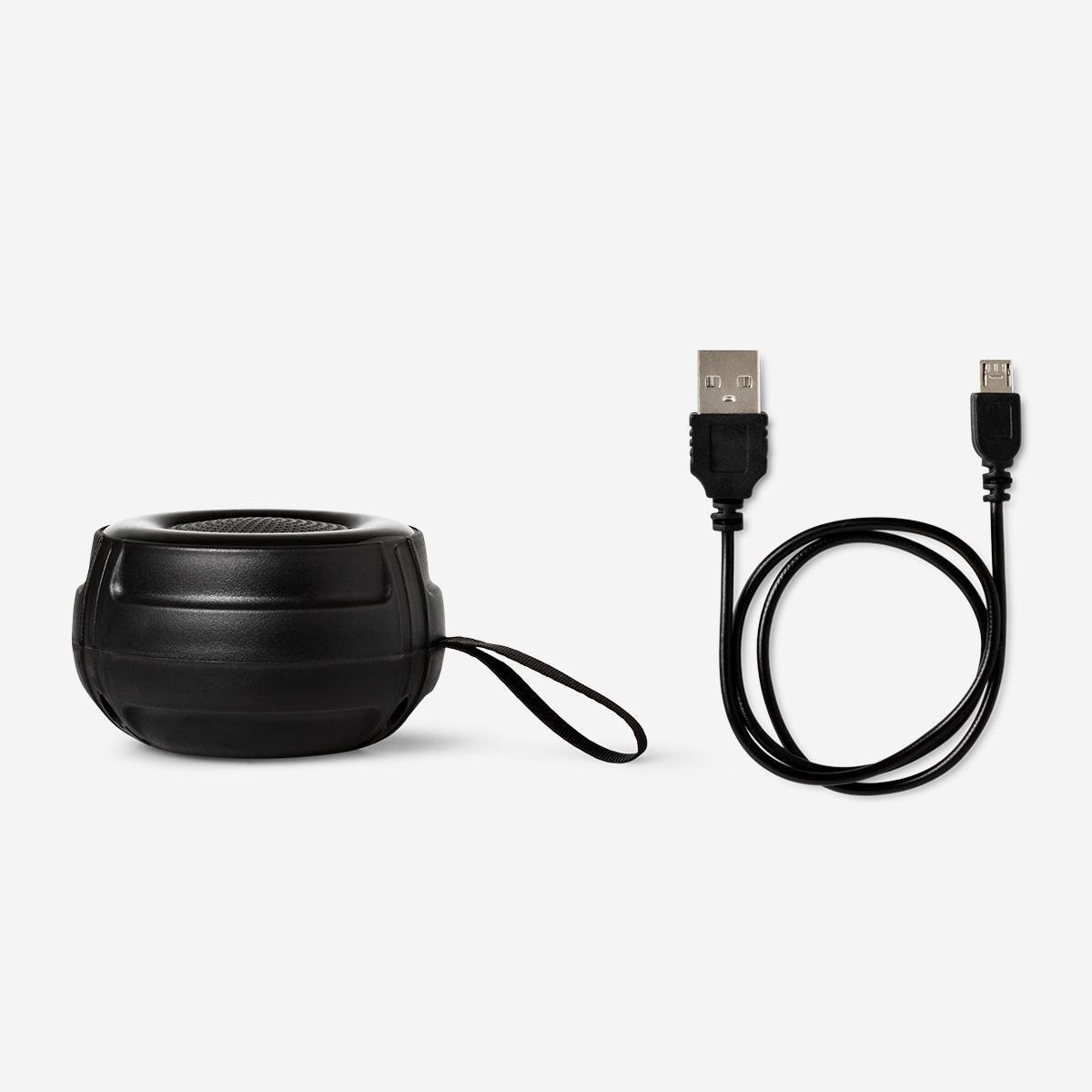 Black wireless speaker