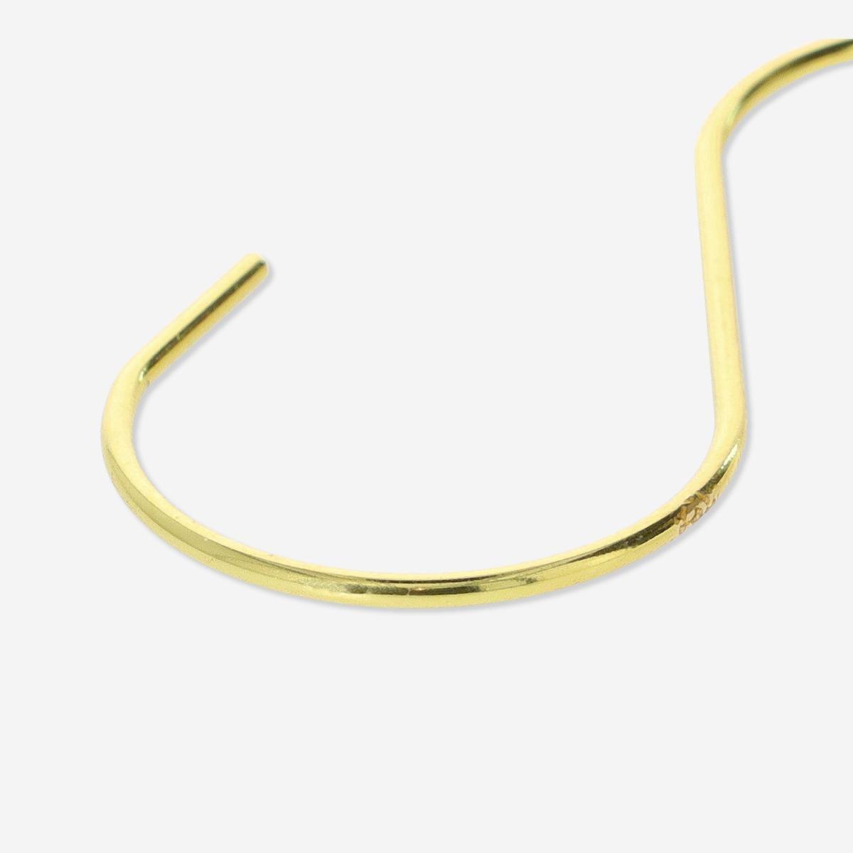 Gold s hooks. 4 pcs