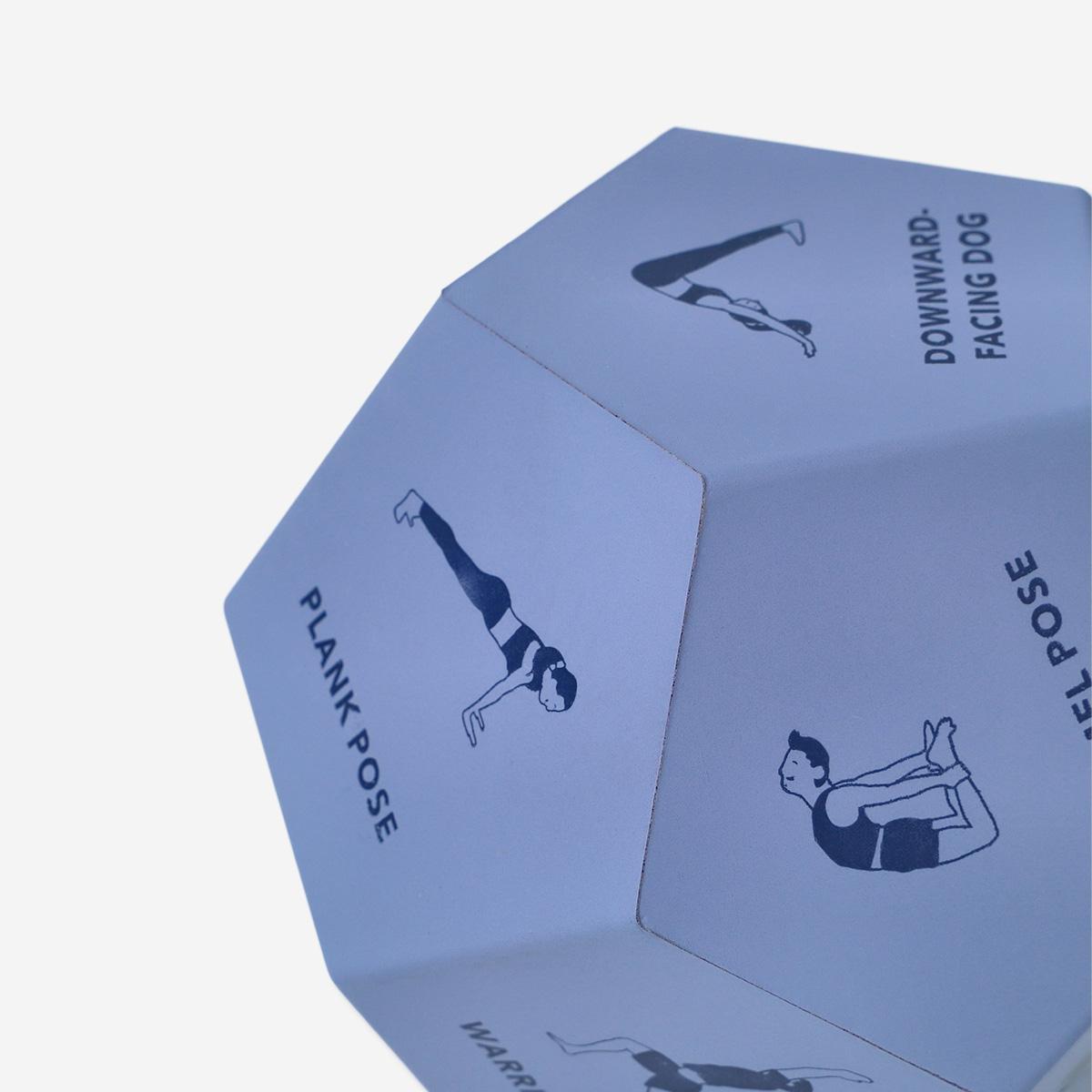 BLUE       Yoga dice