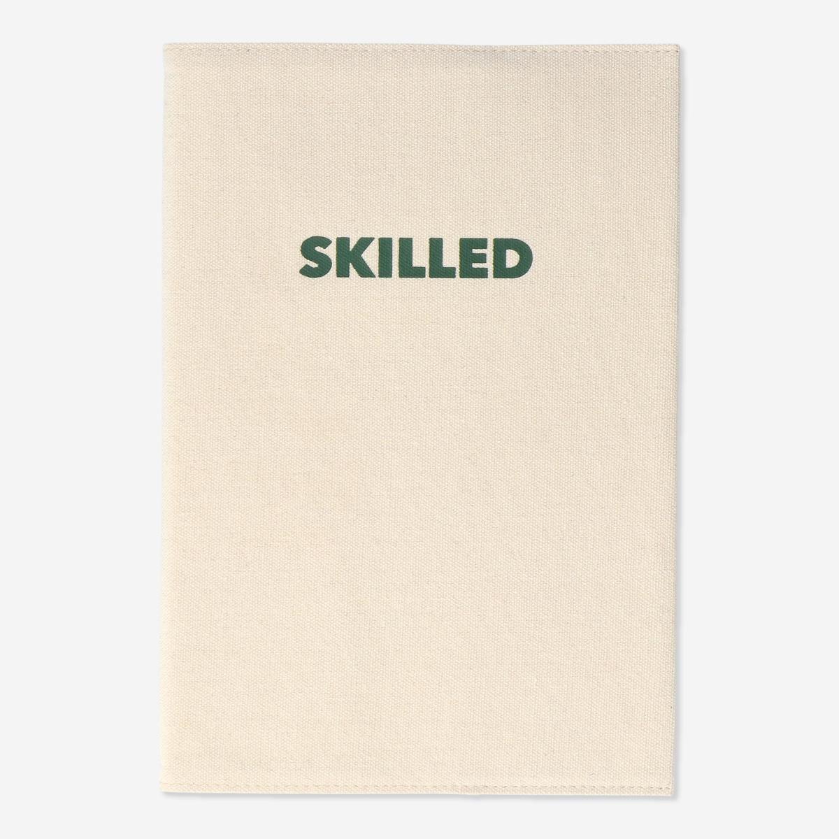 Beige Notebook. With Reusable Cover