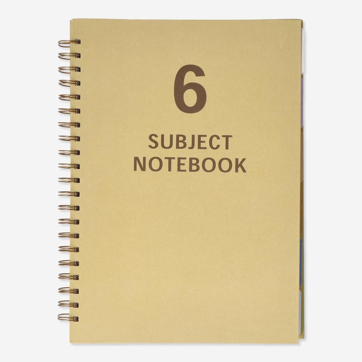 Brown Notebook With Page Markers. A4