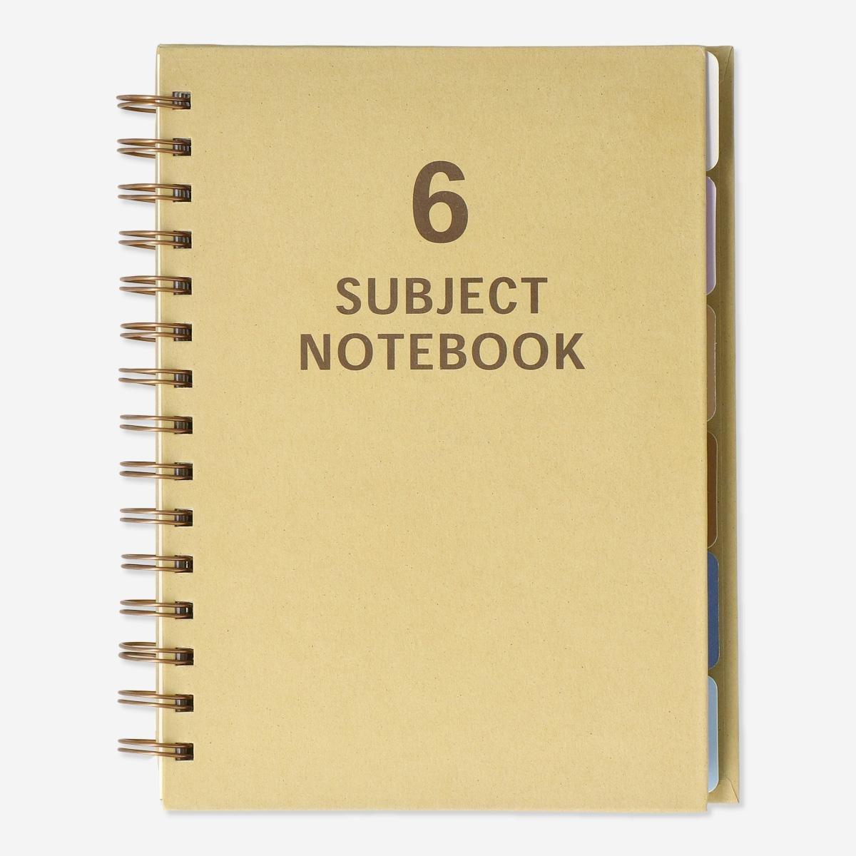 Brown Notebook With Page Markers. A4