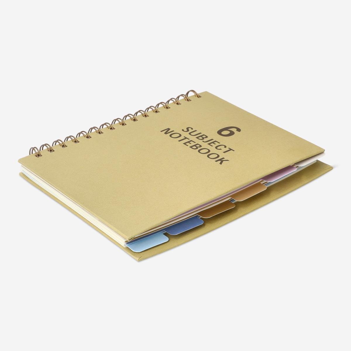 Brown Notebook With Page Markers. A4