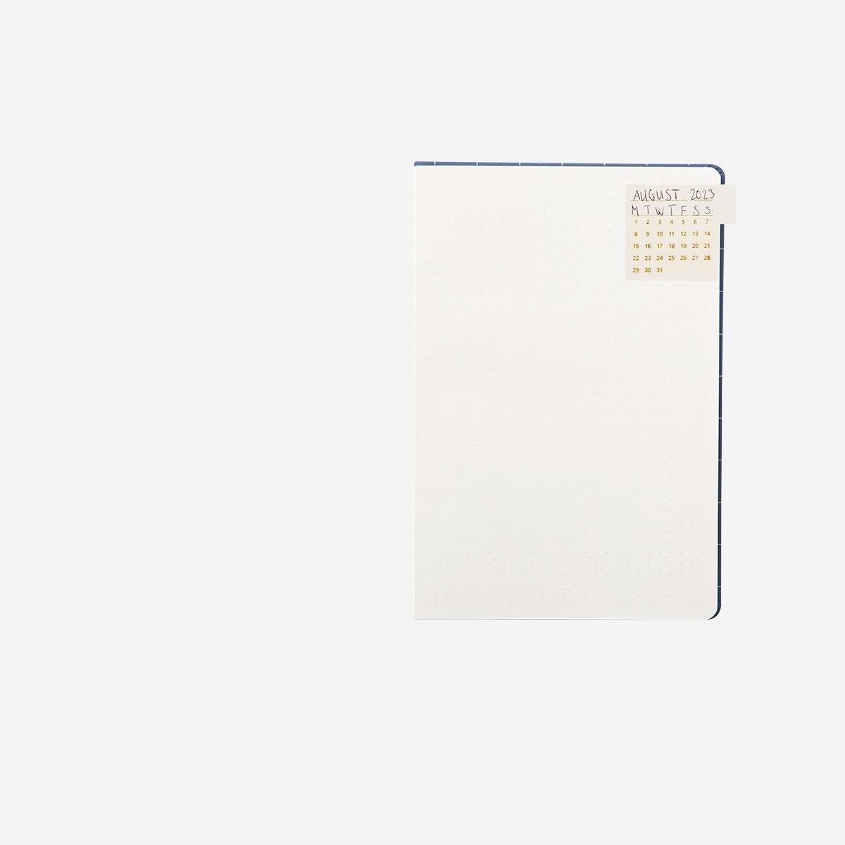 Beige Calendar Stickers For Bullet Planner