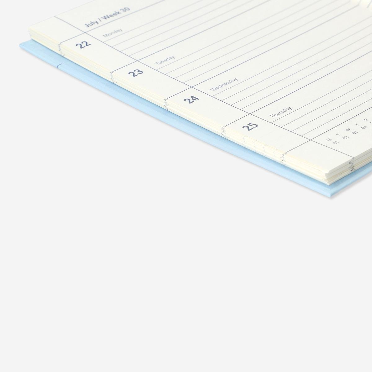 Blue Study Planner. With Weekly Diary