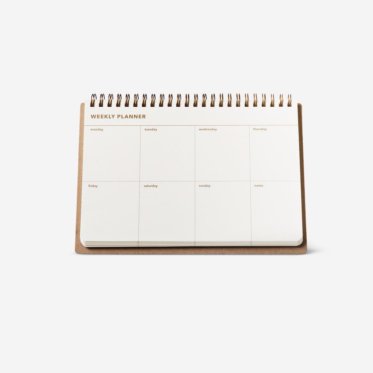 White Weekly Planner