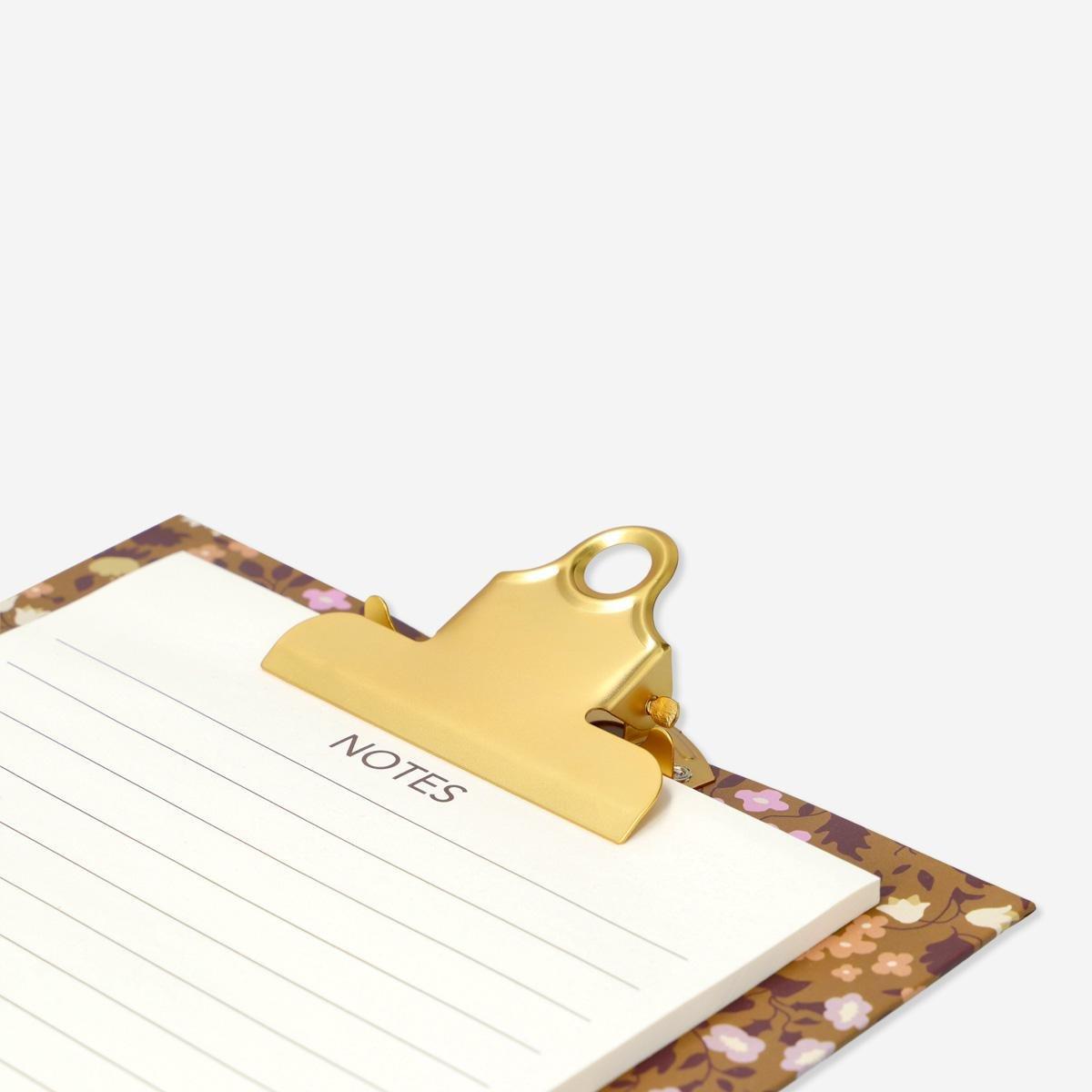 Multicolour clipboard with paper pad