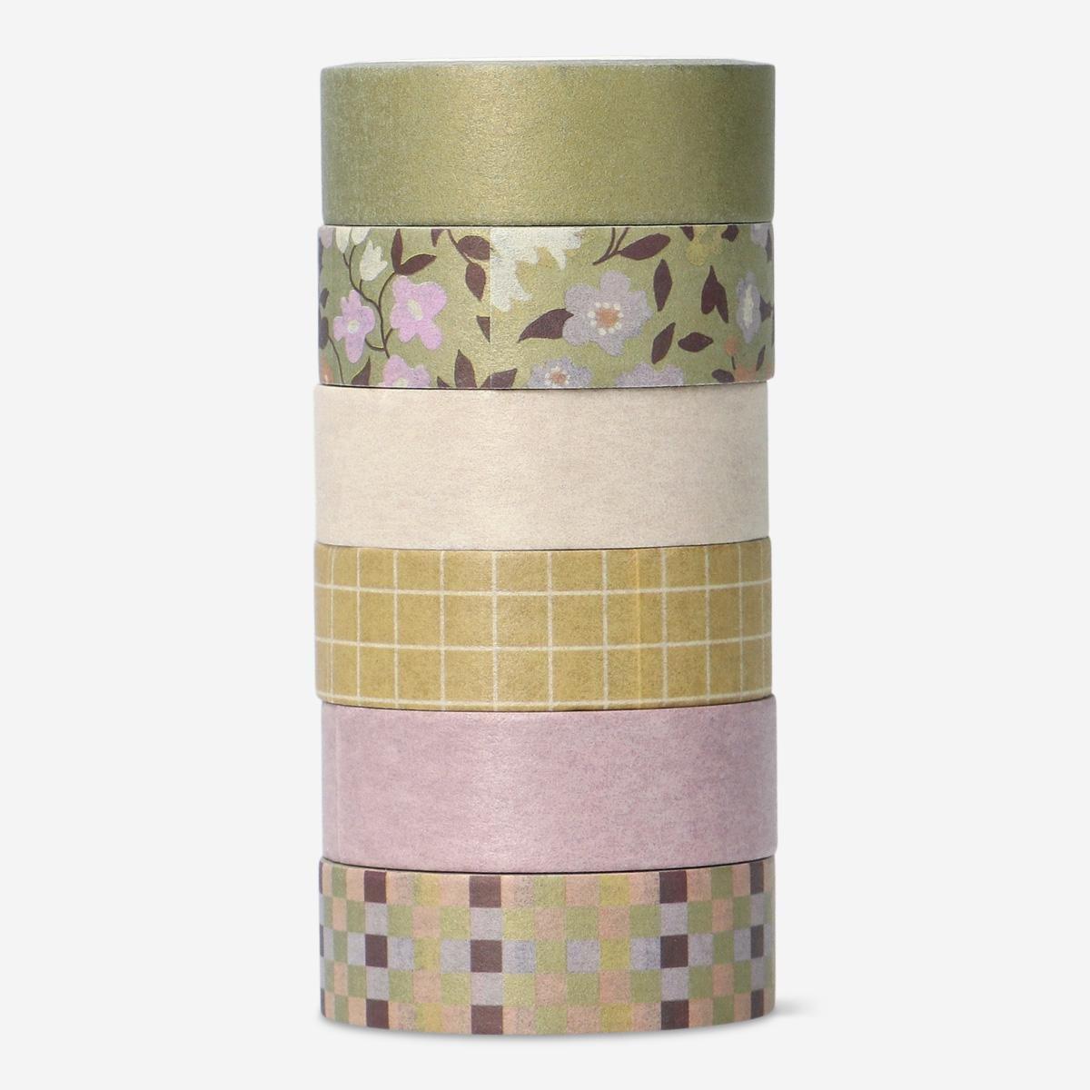 Multicolour paper tape. 6 pcs