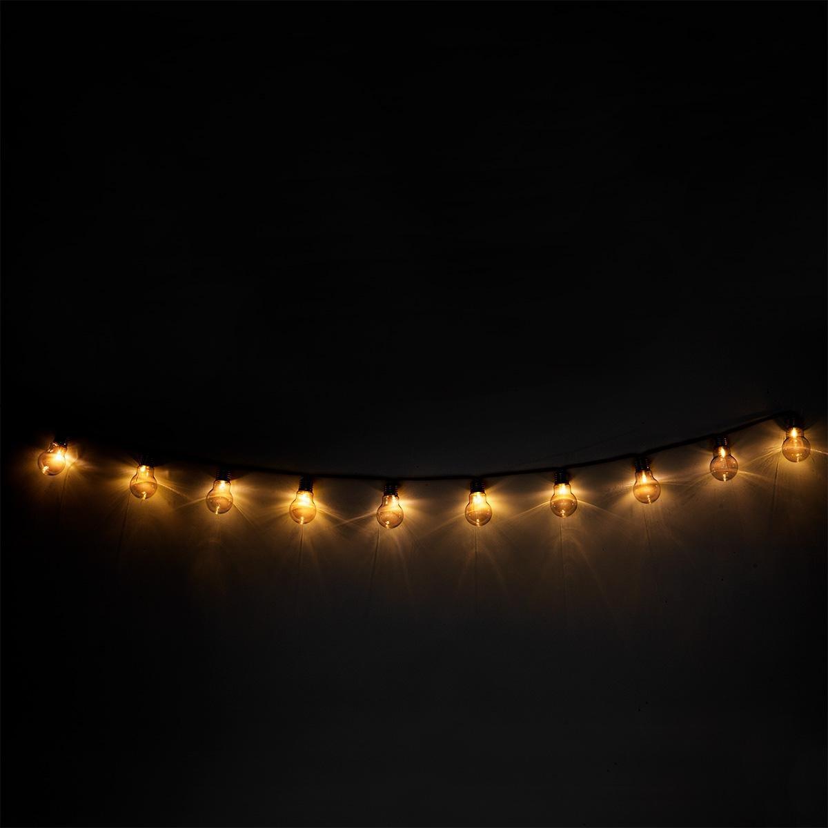 Multicolour string lights. 285 cm