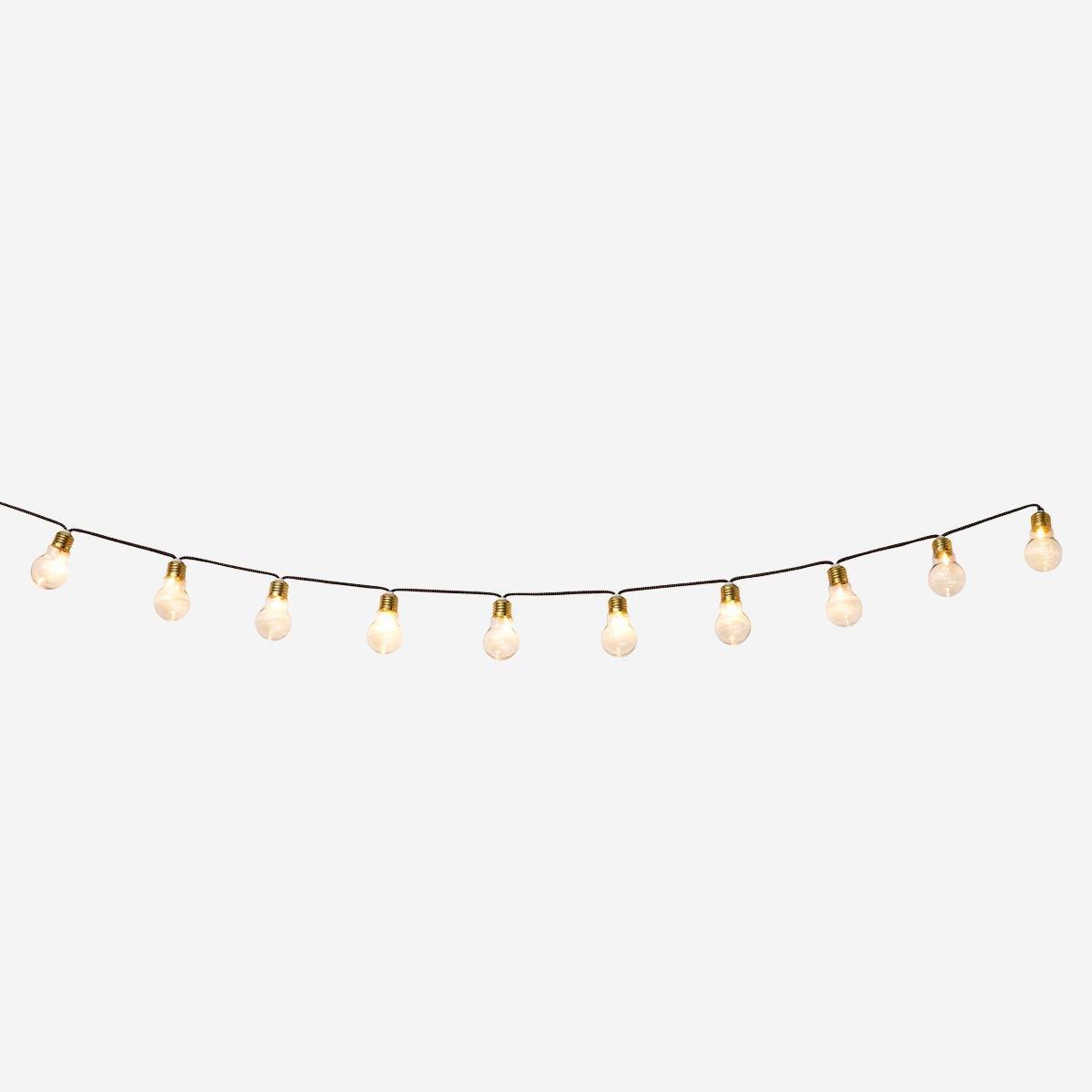 Multicolour string lights. 285 cm