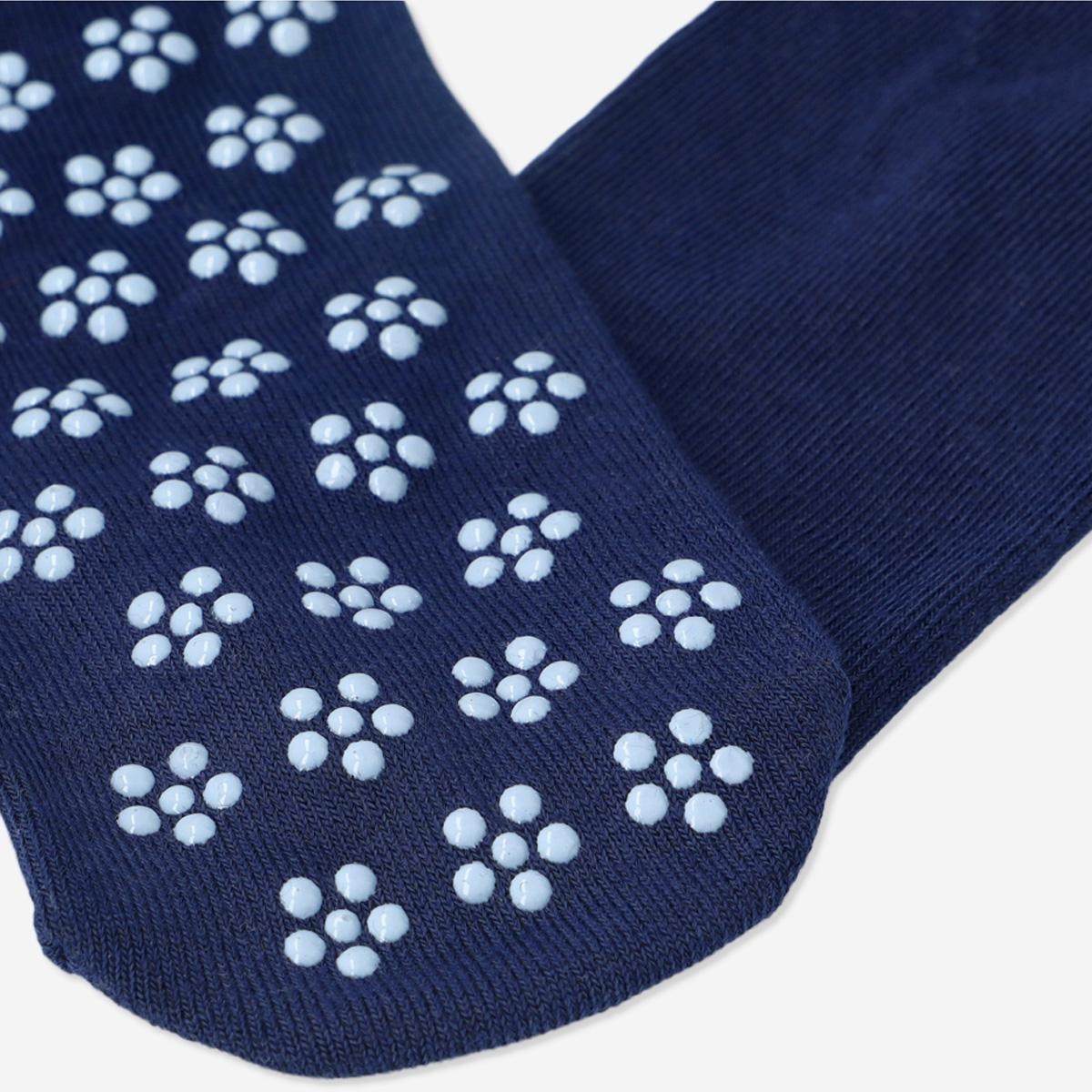 Navy yoga socks with anti-slip. m/l