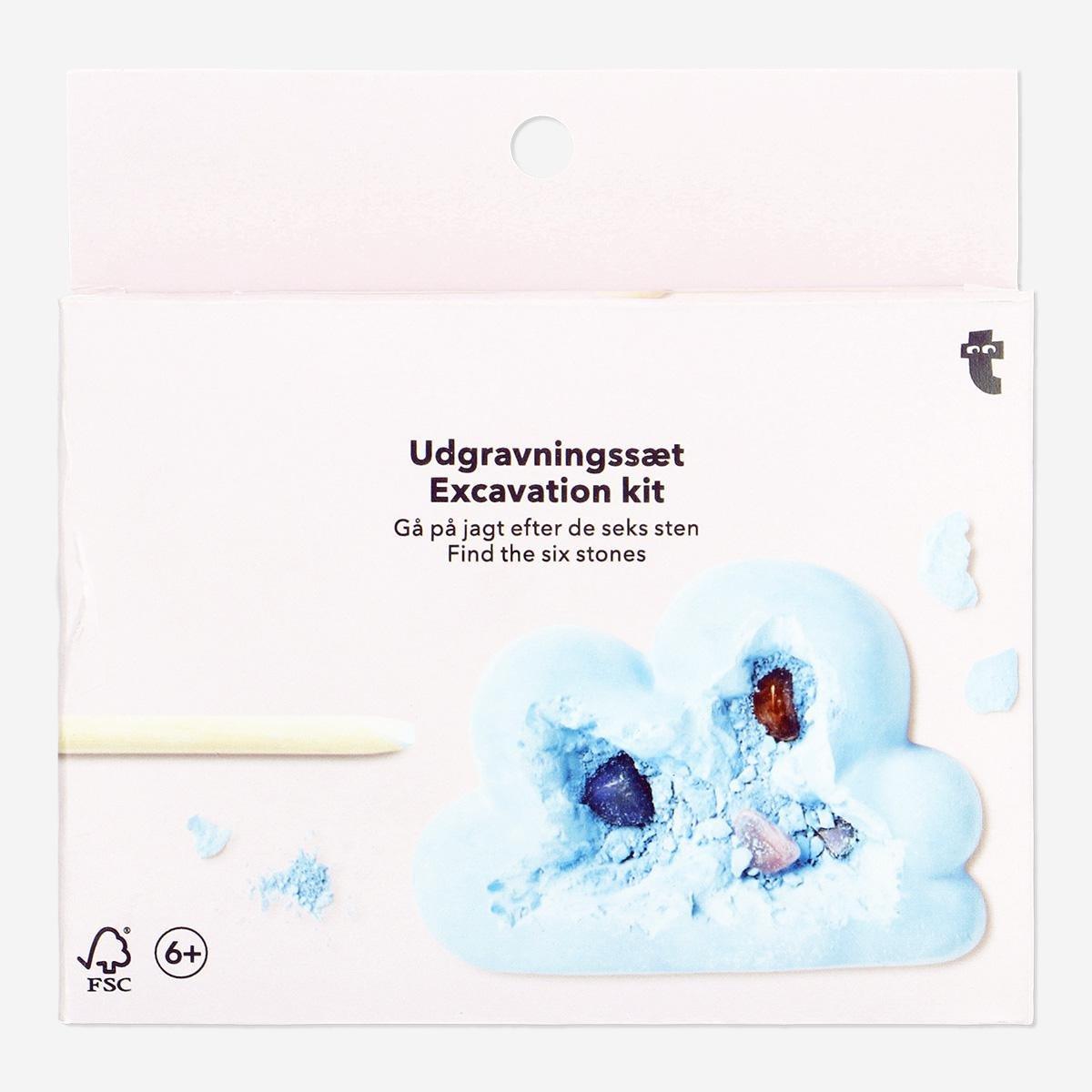Multicolour excavation kit