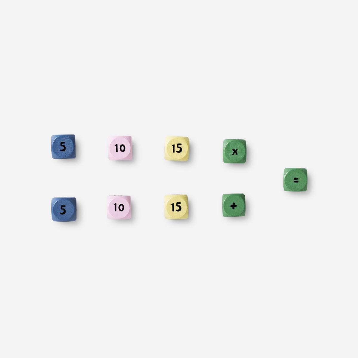 Multicolour Mathematics Dice