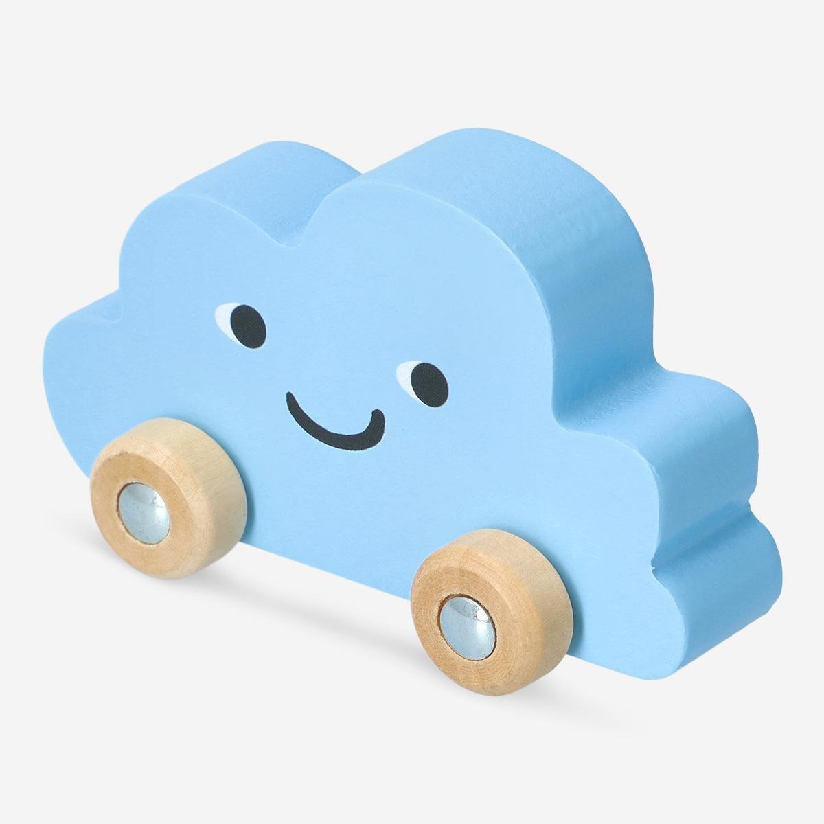 Blue rolling toy