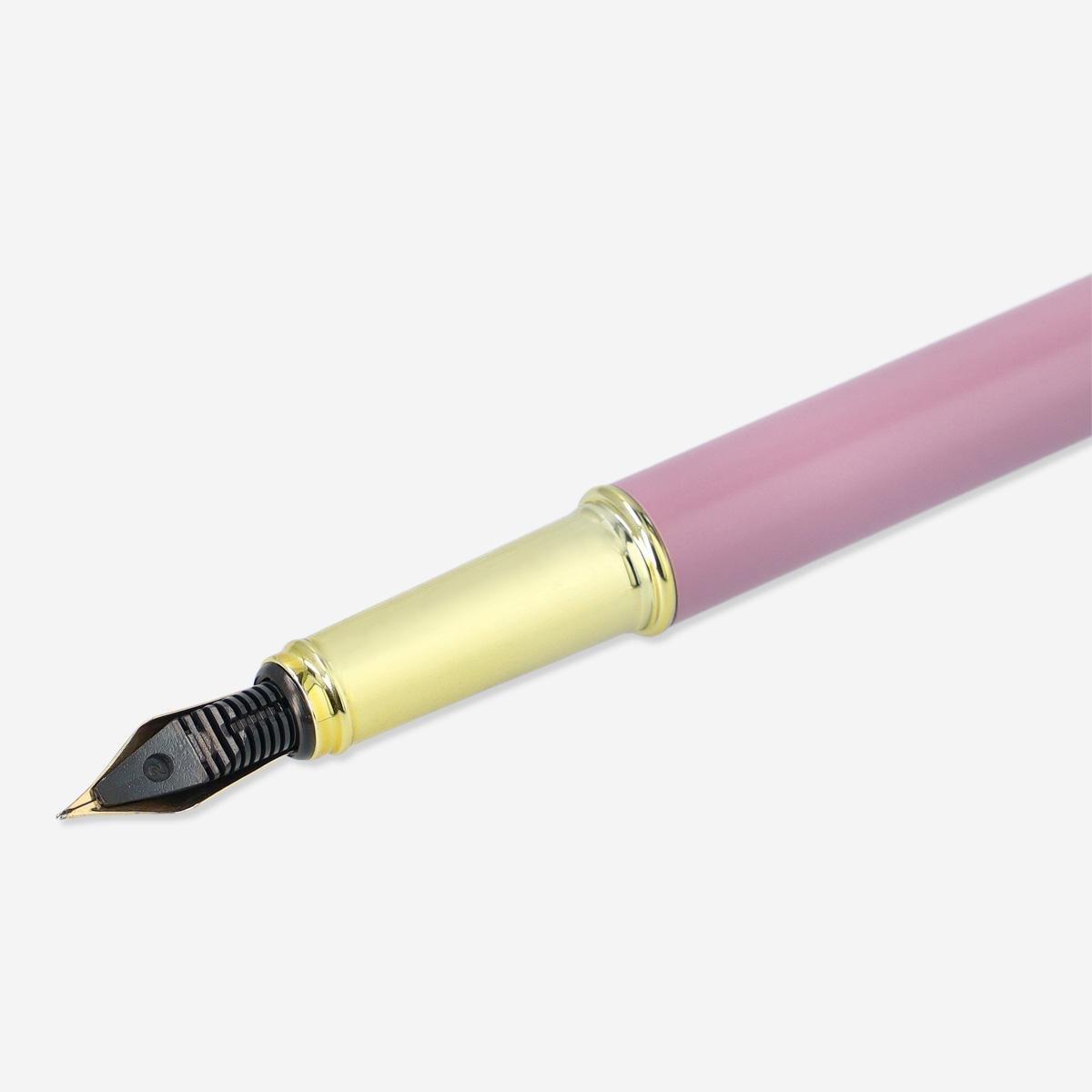 Purple fountain pen