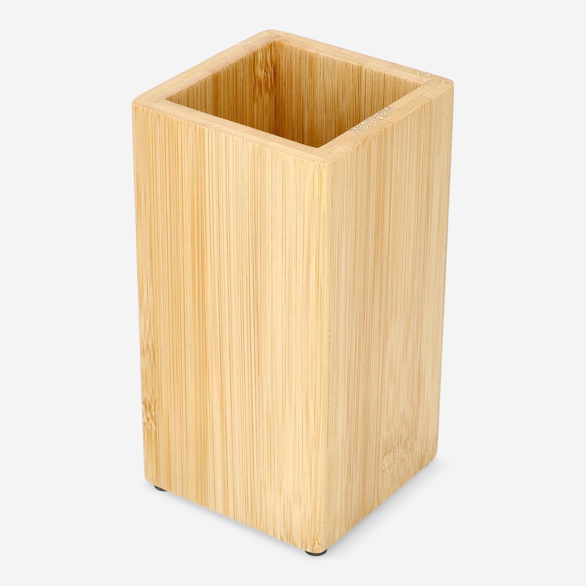 Beige toothbrush holder