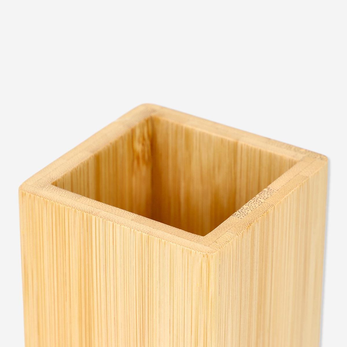 Beige toothbrush holder