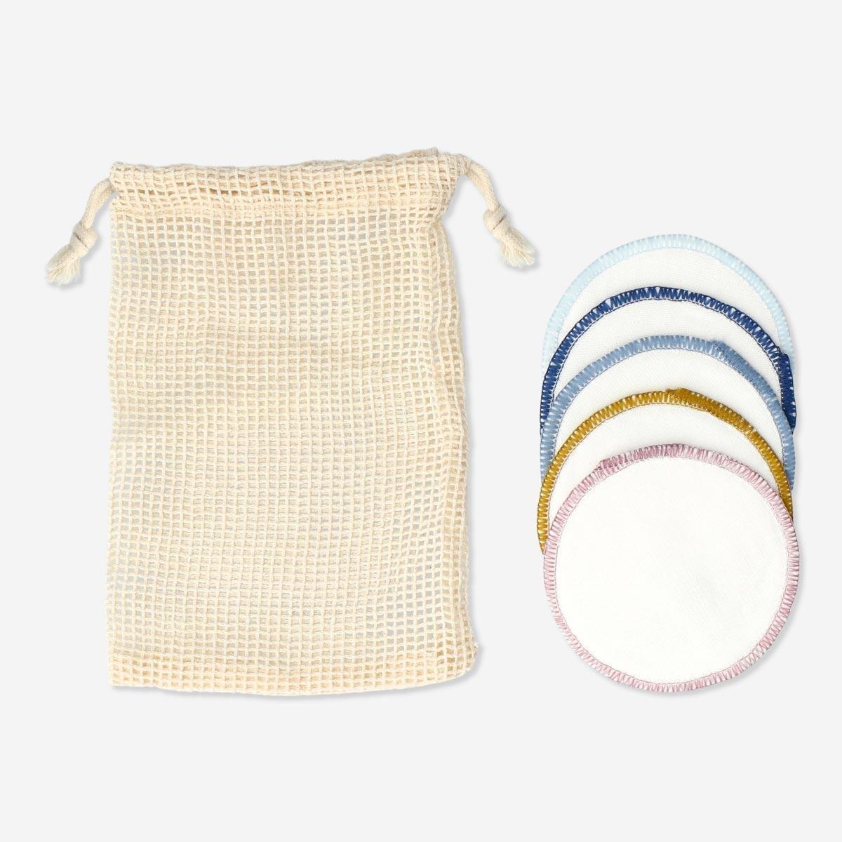 Multicolour reusable pads. 5 pcs