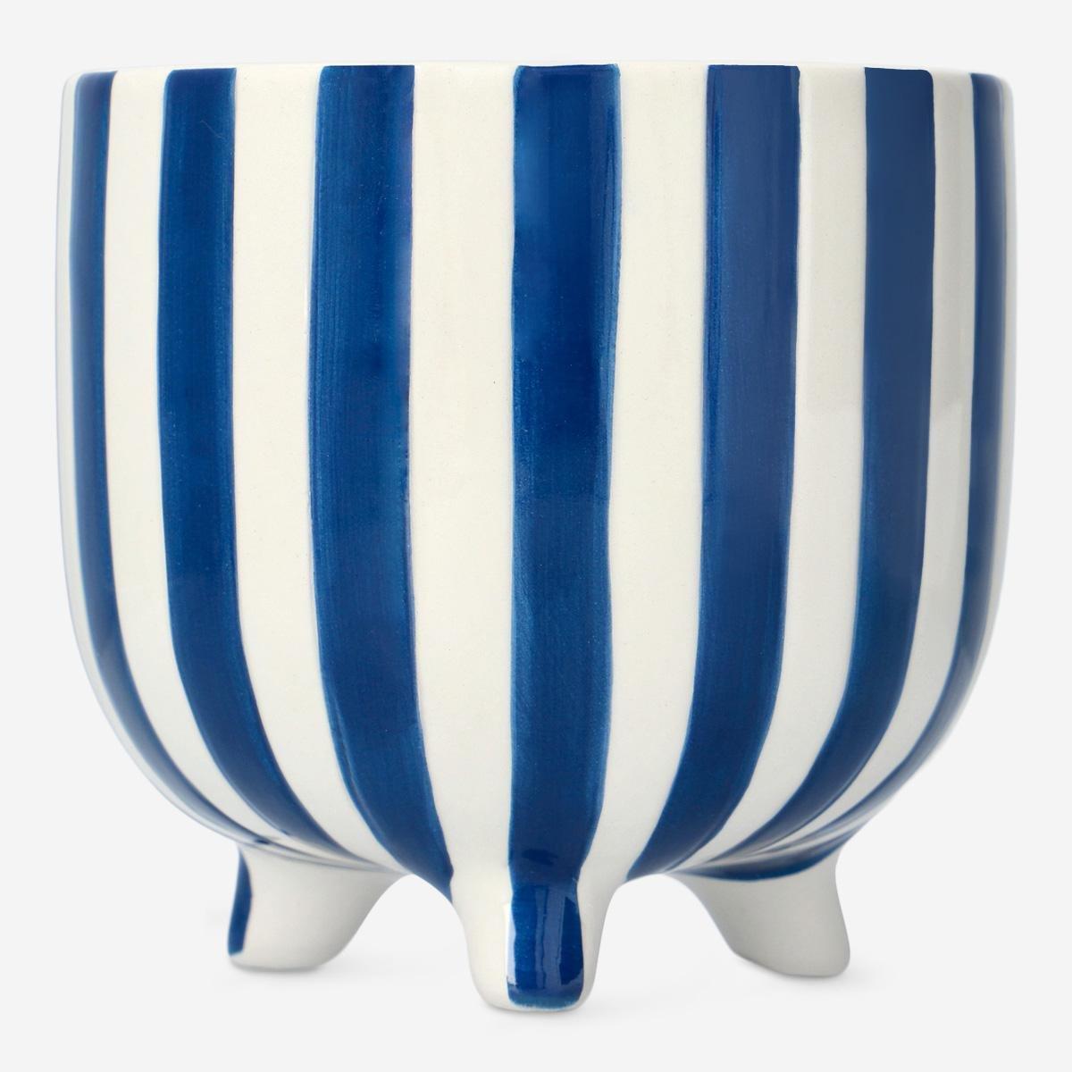 Blue flowerpot