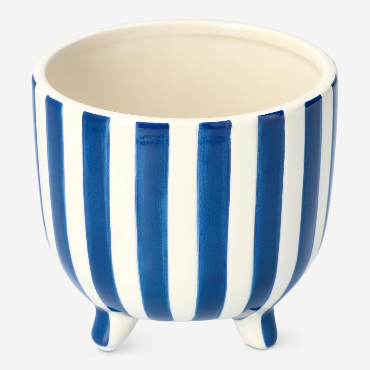 Blue flowerpot
