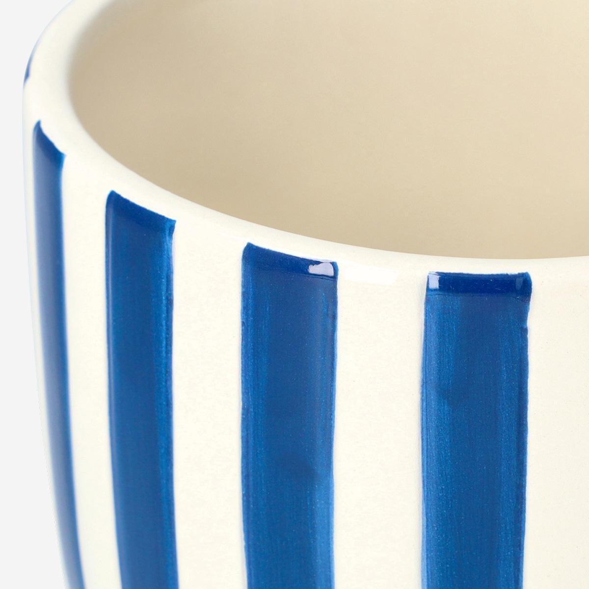 Blue flowerpot