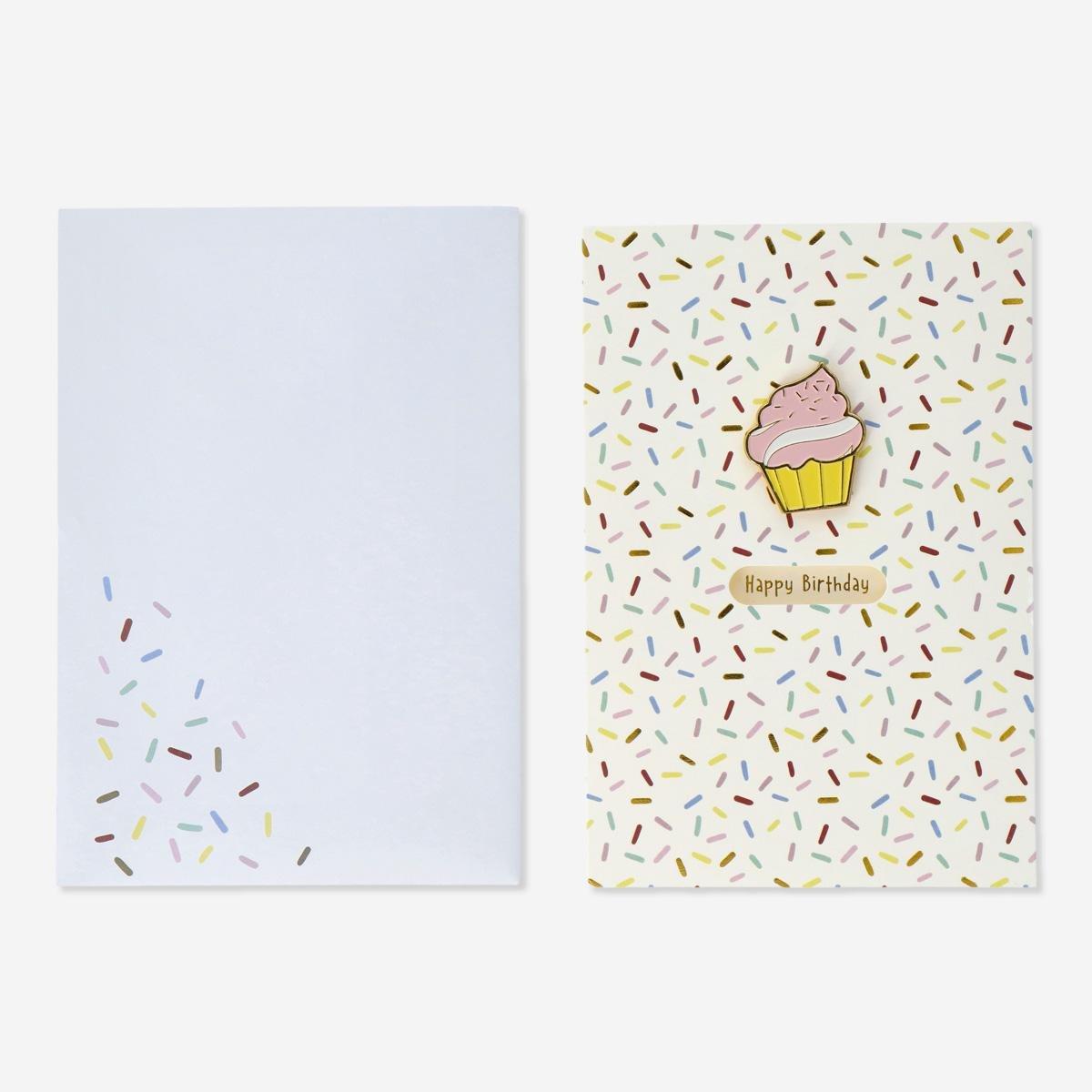 Multicolour card with envelope