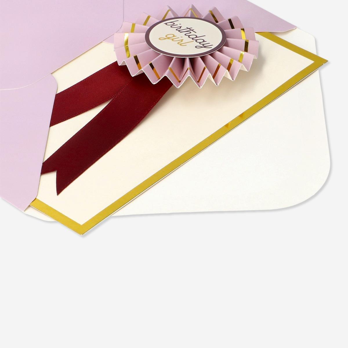 Multicolour card with envelope
