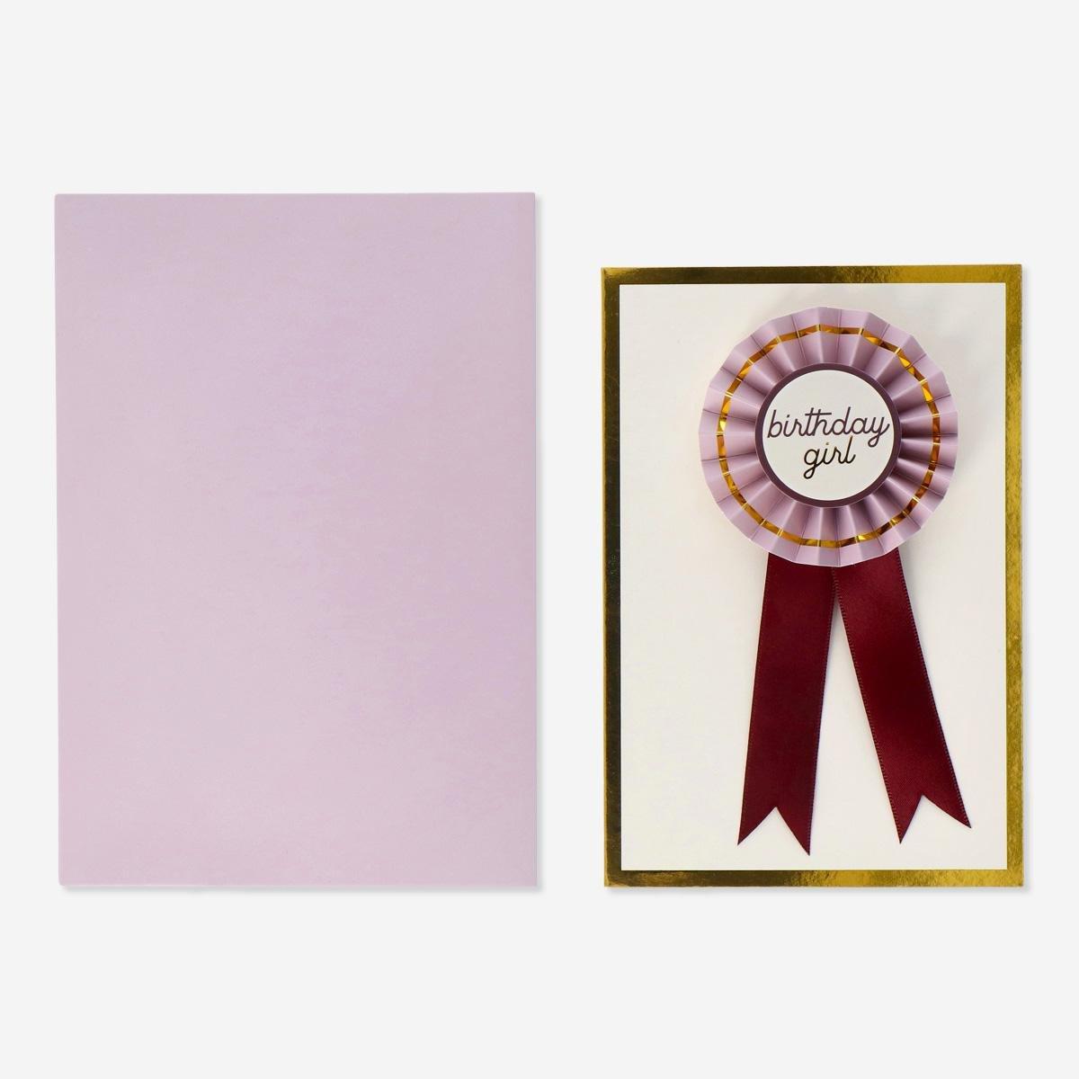 Multicolour card with envelope