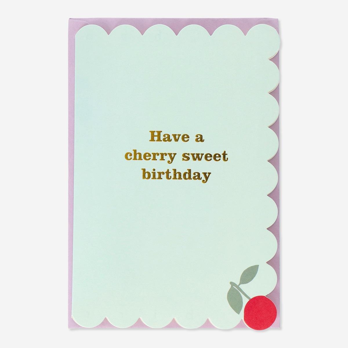 Multicolour pop-up card with envelope