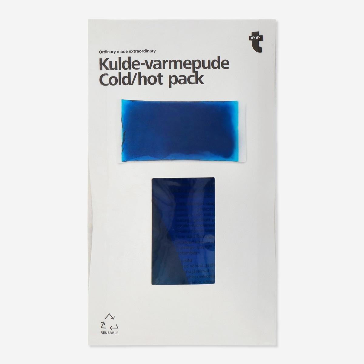 BLUE       Cold/hot pack. Reusable