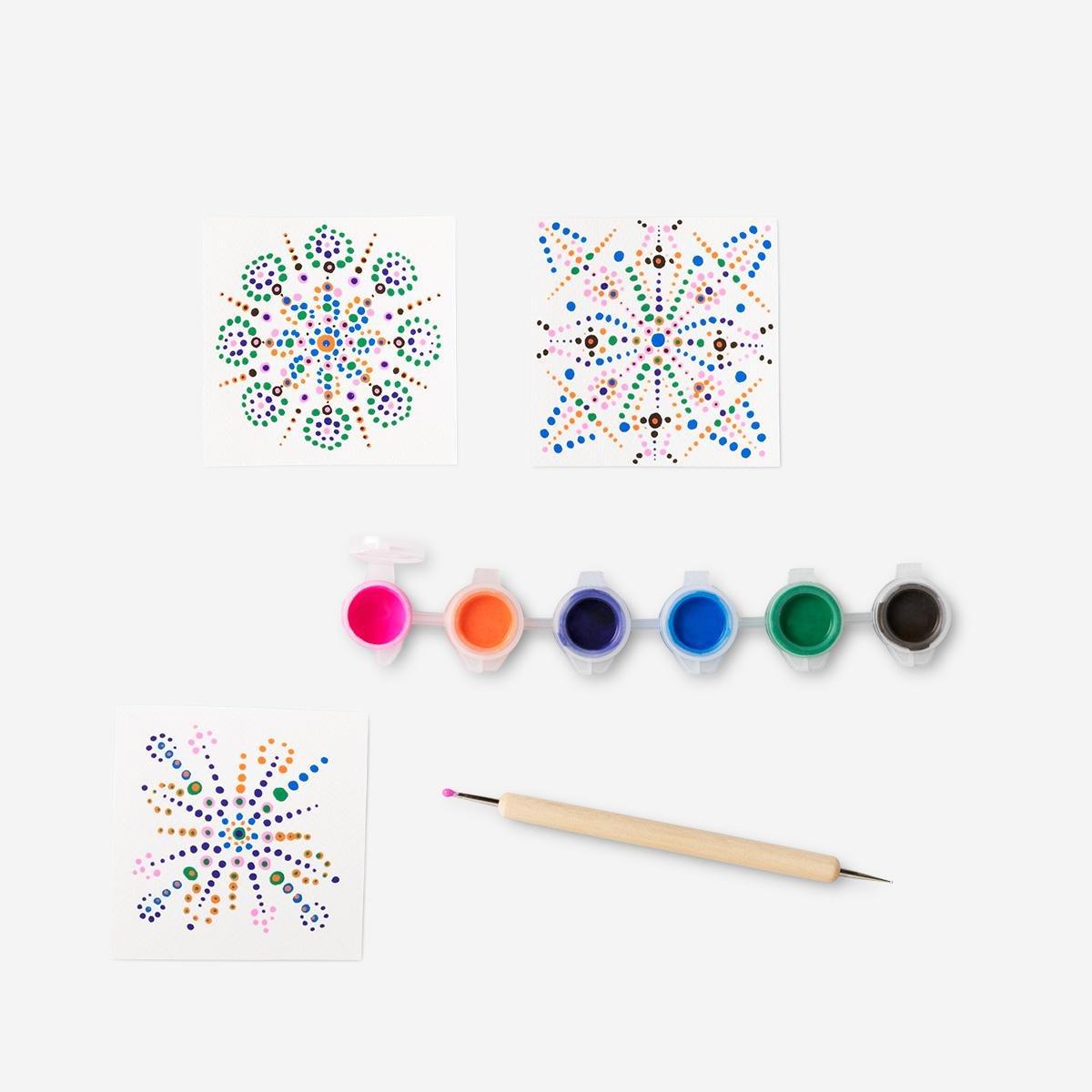 Multicolour dotting tools. 5 pcs