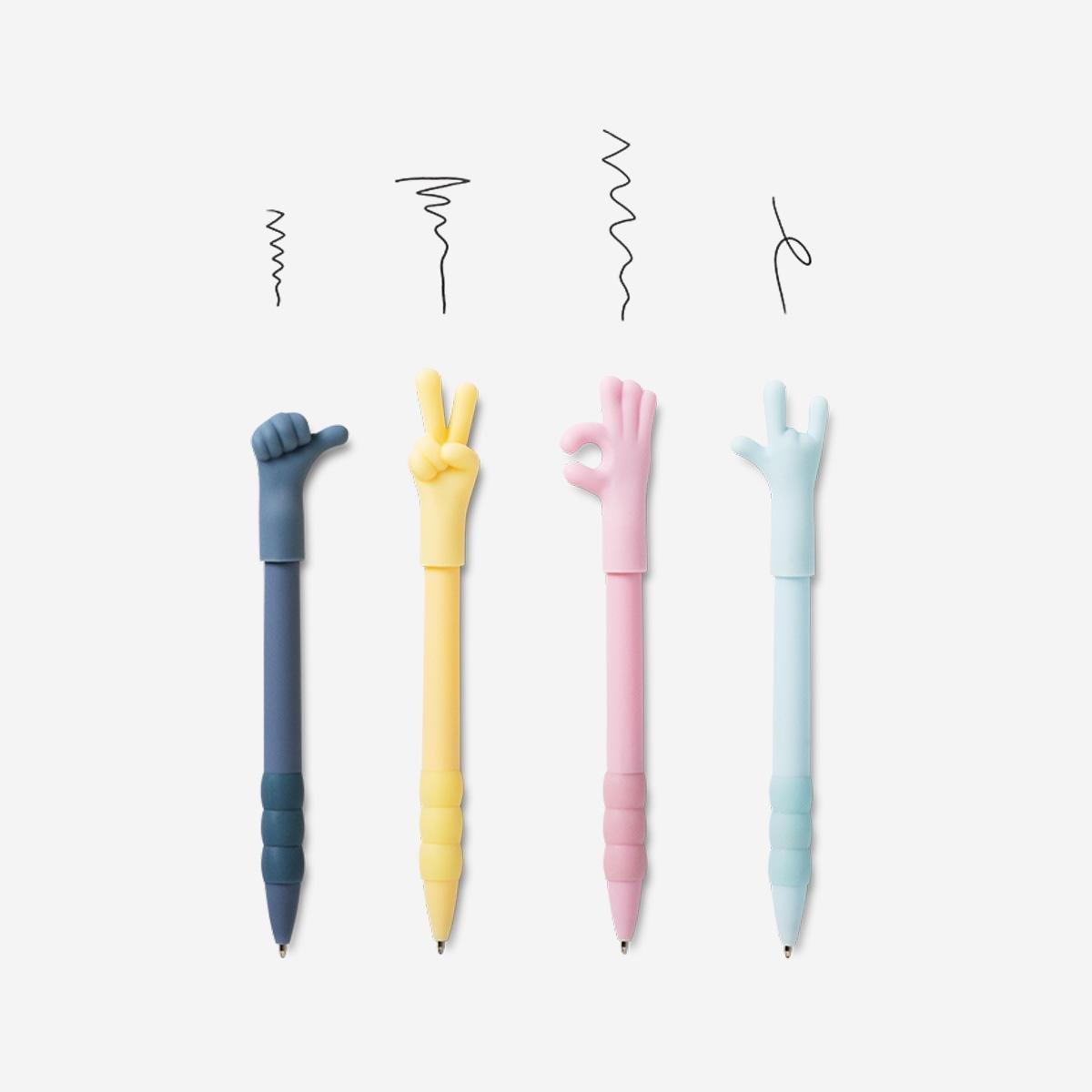 Multicolour Ballpoint Pens. 4 Pcs
