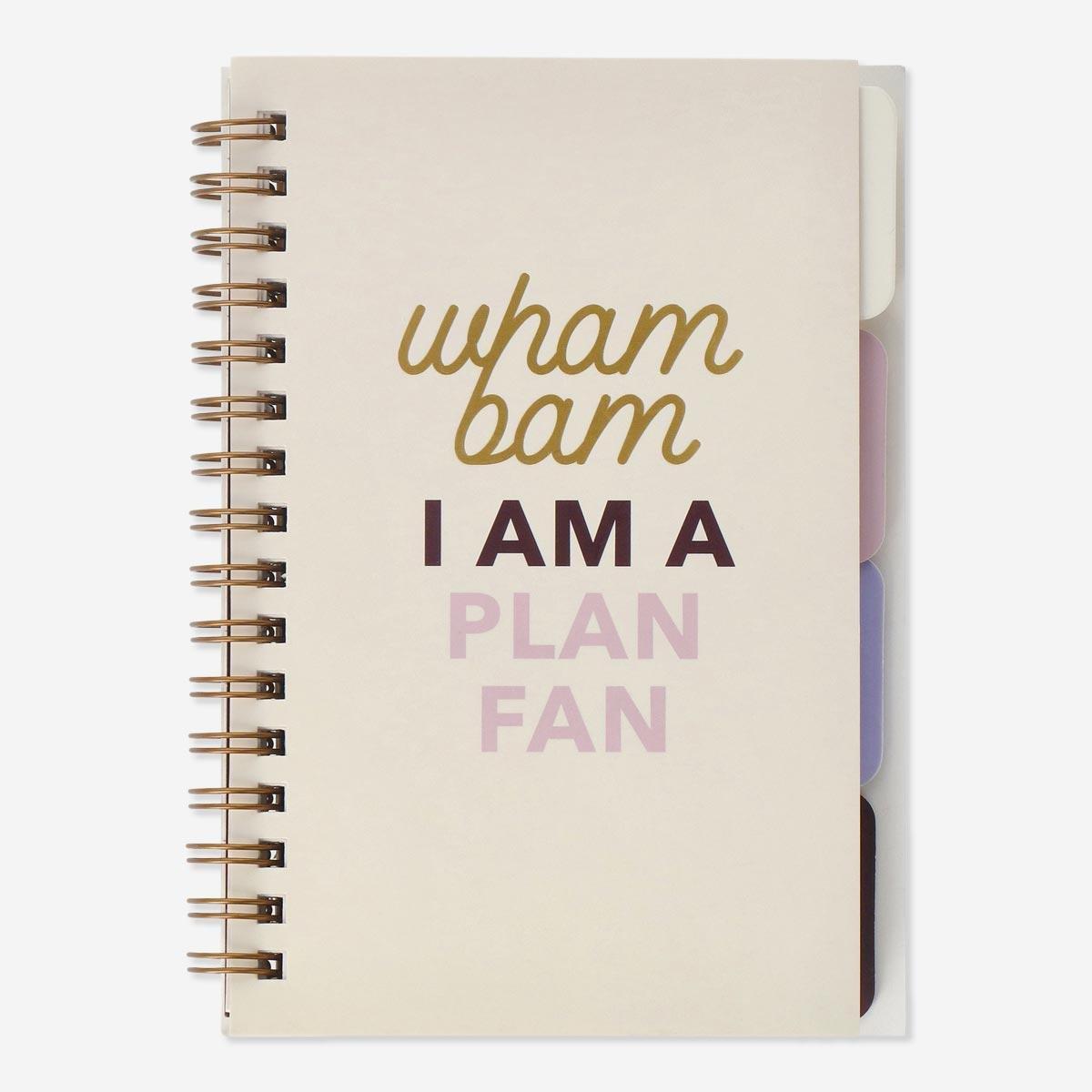 Multicolour Notebook With Page Markers. A6