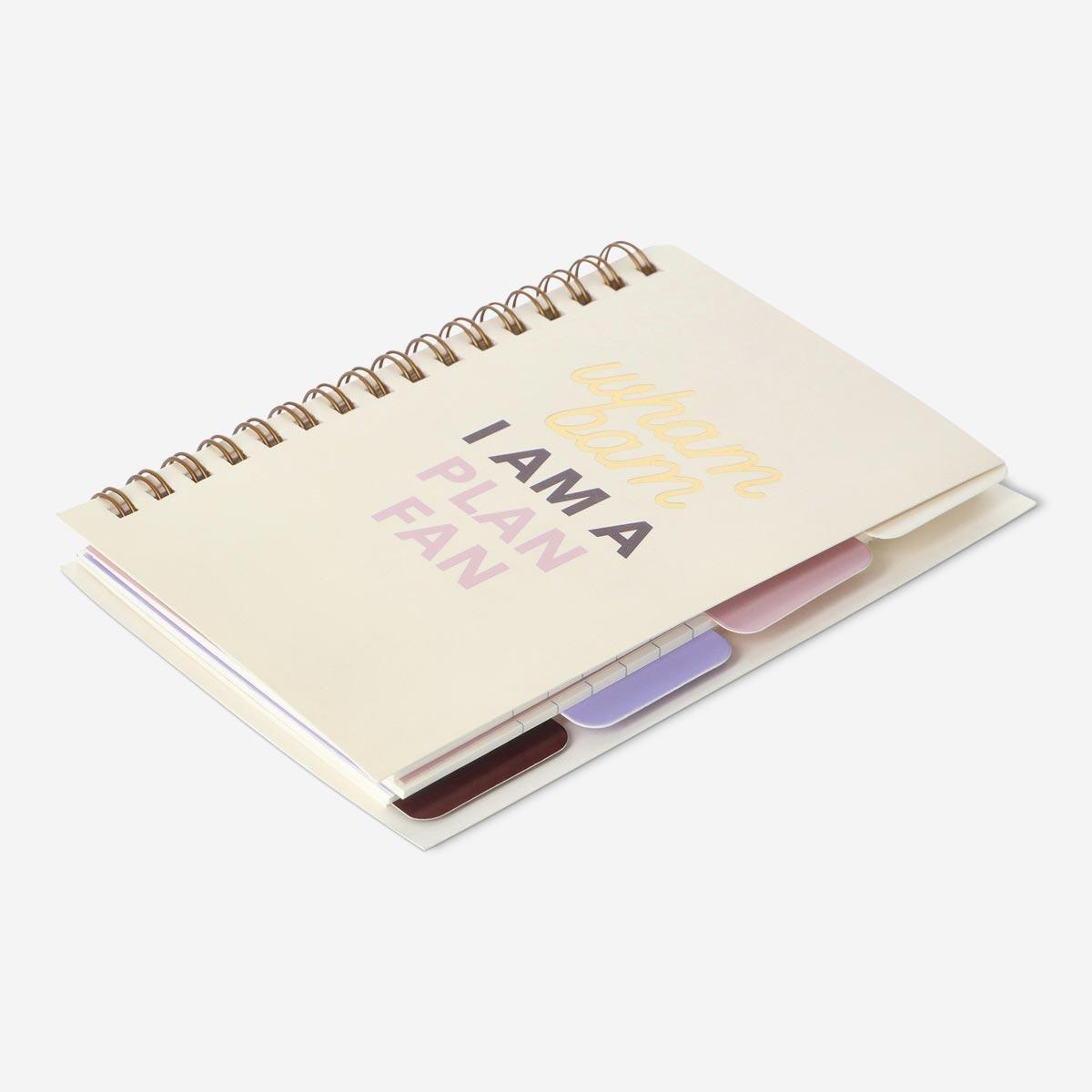 Multicolour Notebook With Page Markers. A6