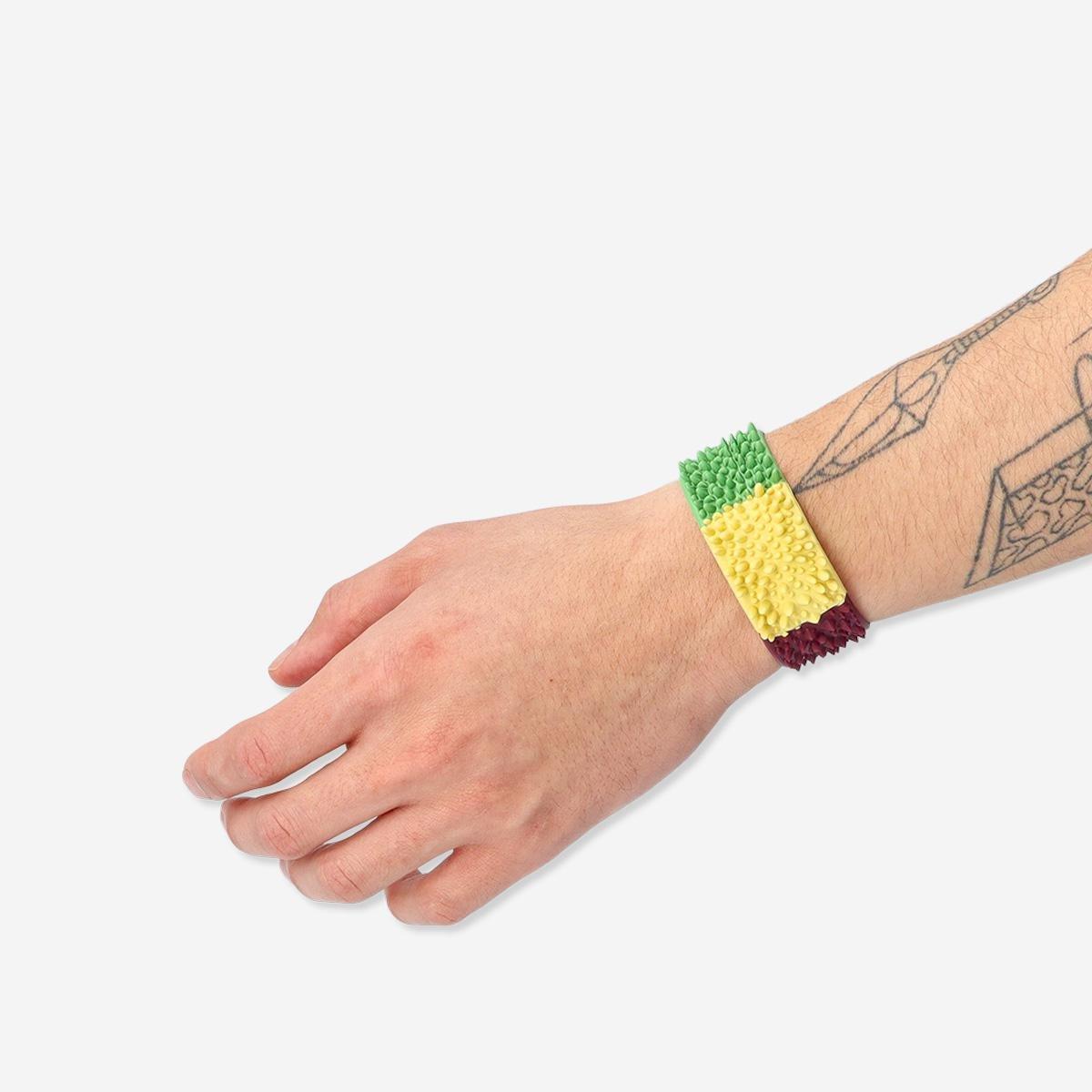 Multicolour Snap Slap Bracelet