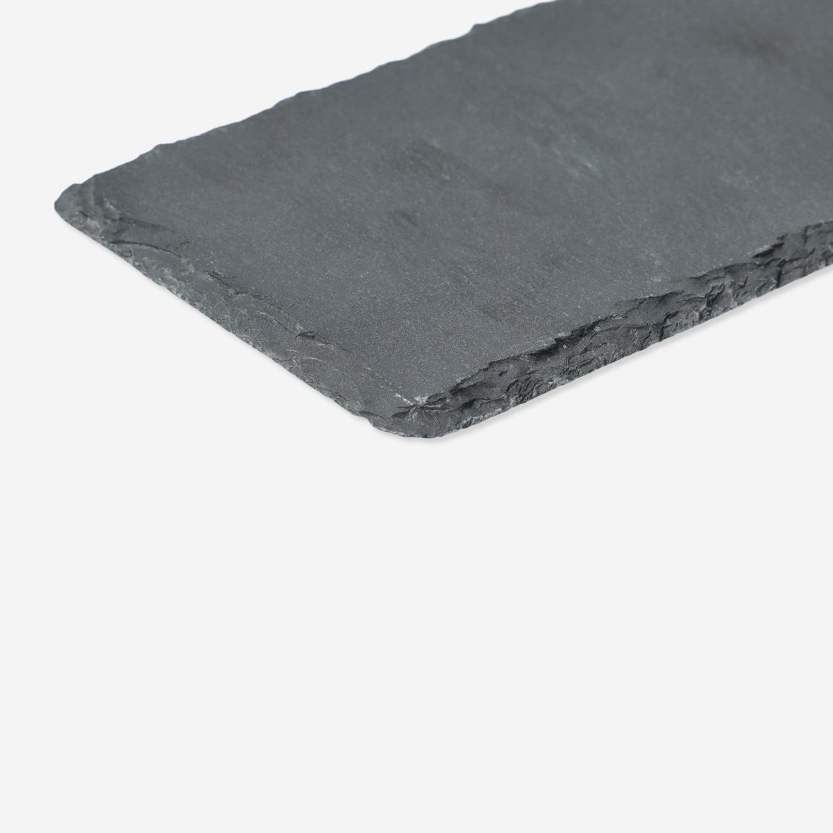 Black serving plate. small