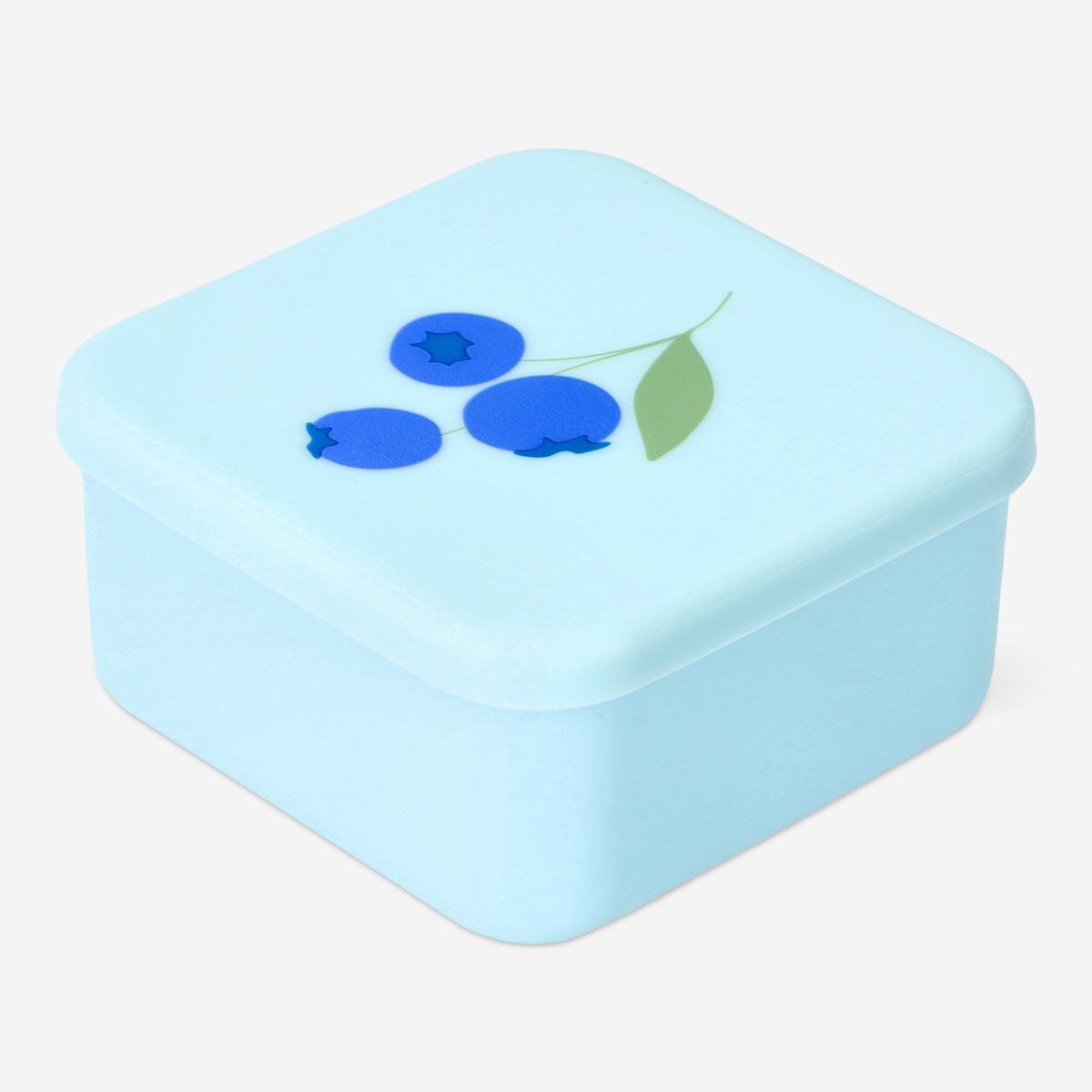 Blue snack box. small