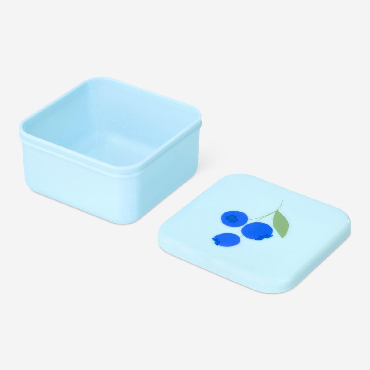 Blue snack box. small